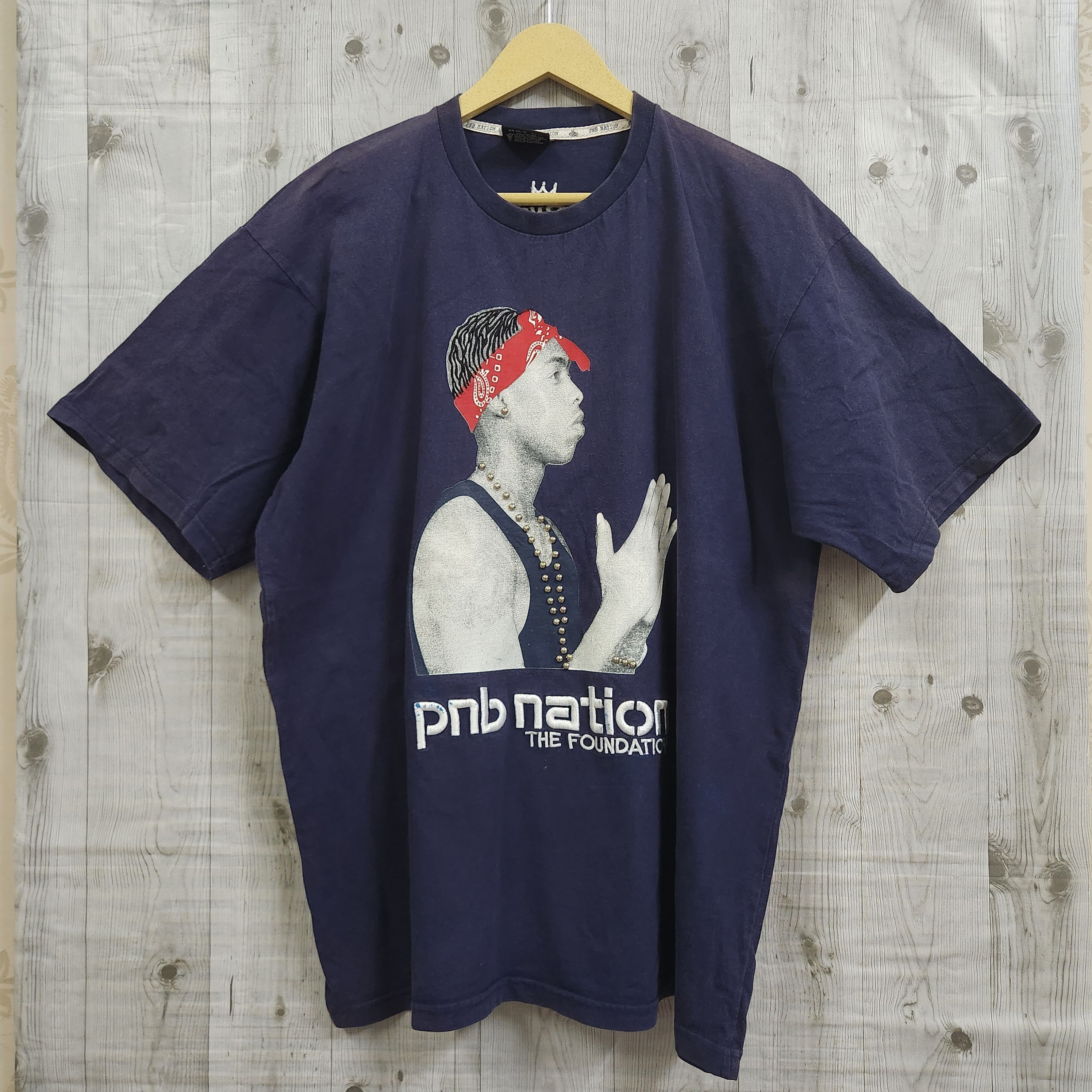 Japanese Brand - Tupac Shakur Rap Tees PNB Nation The Foundation TShirt - 17