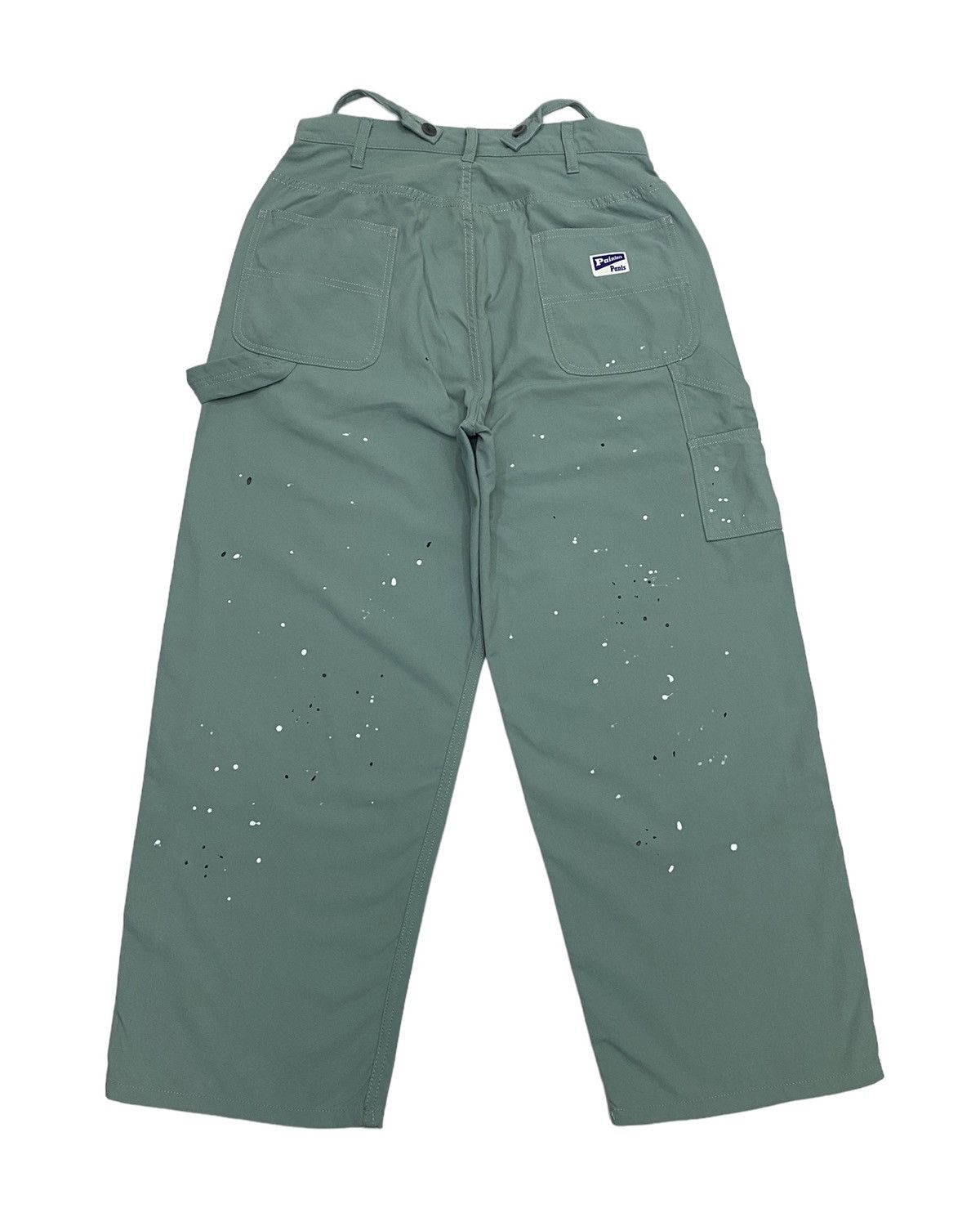 🇯🇵GRAIL🔥PAINTERS PANTS SMOKEY GREEN CARPENTER LIKE CARHARTT - 10