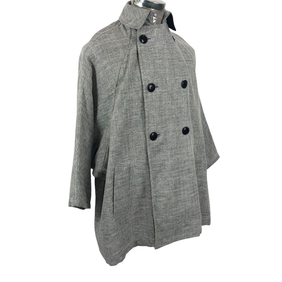 Vintage Y’s Yohji Yamamoto 2010 AW Wool Double Breasted Coat - 3