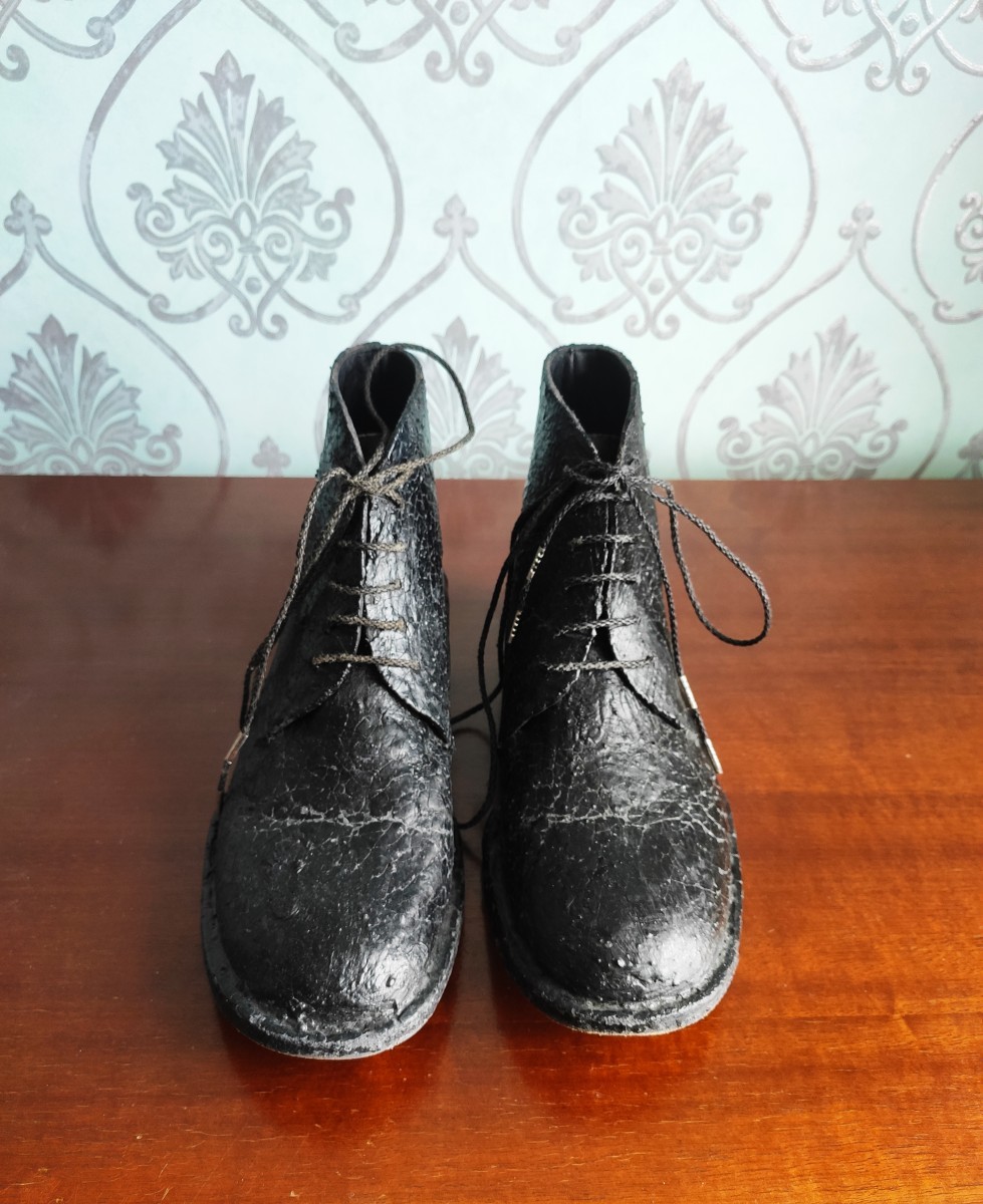 Barny Nakhle - Coated crack leather boots.Like Carol Christian Poell - 4