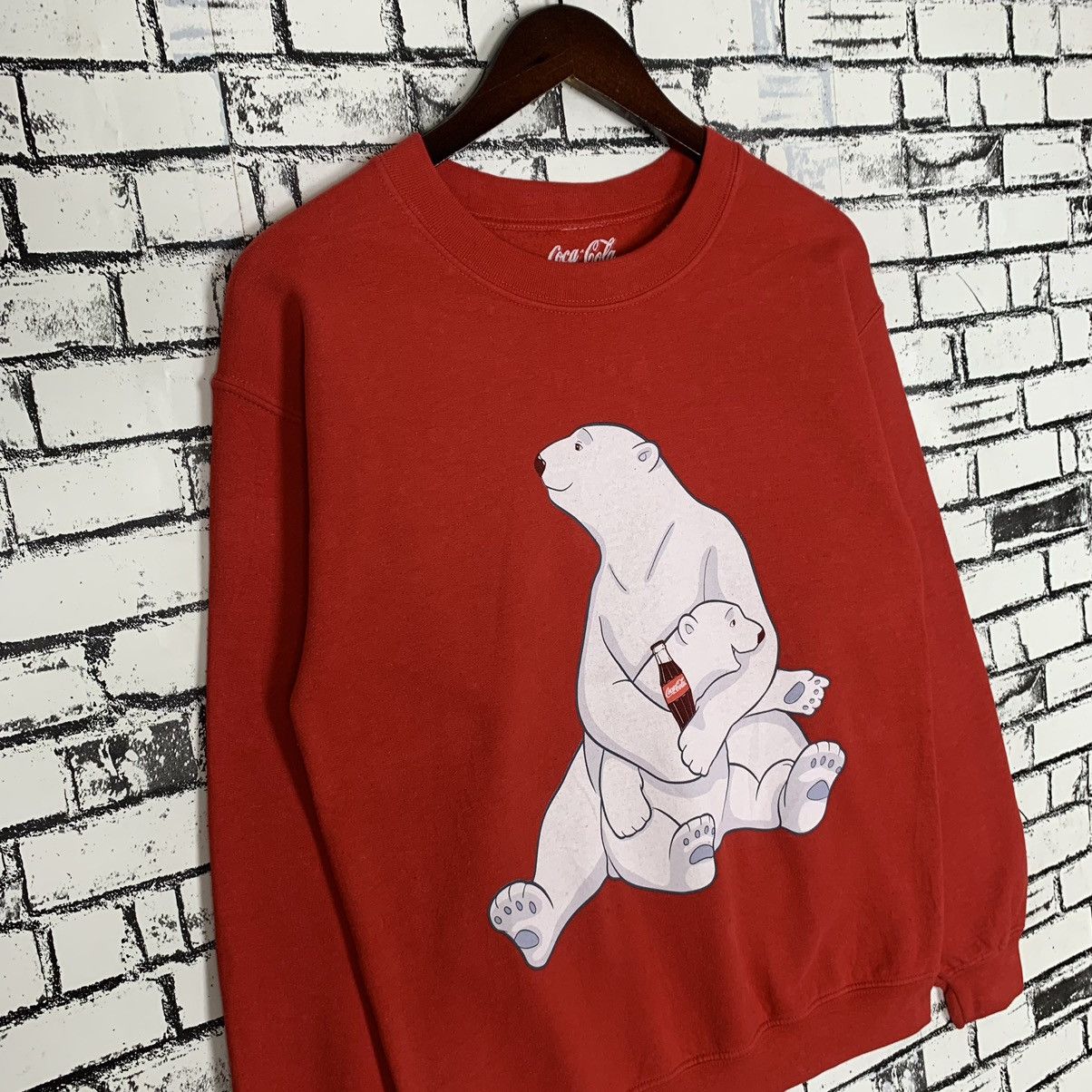 Vintage Coca Cola Polar Bear Sweatshirt Crewneck - 5