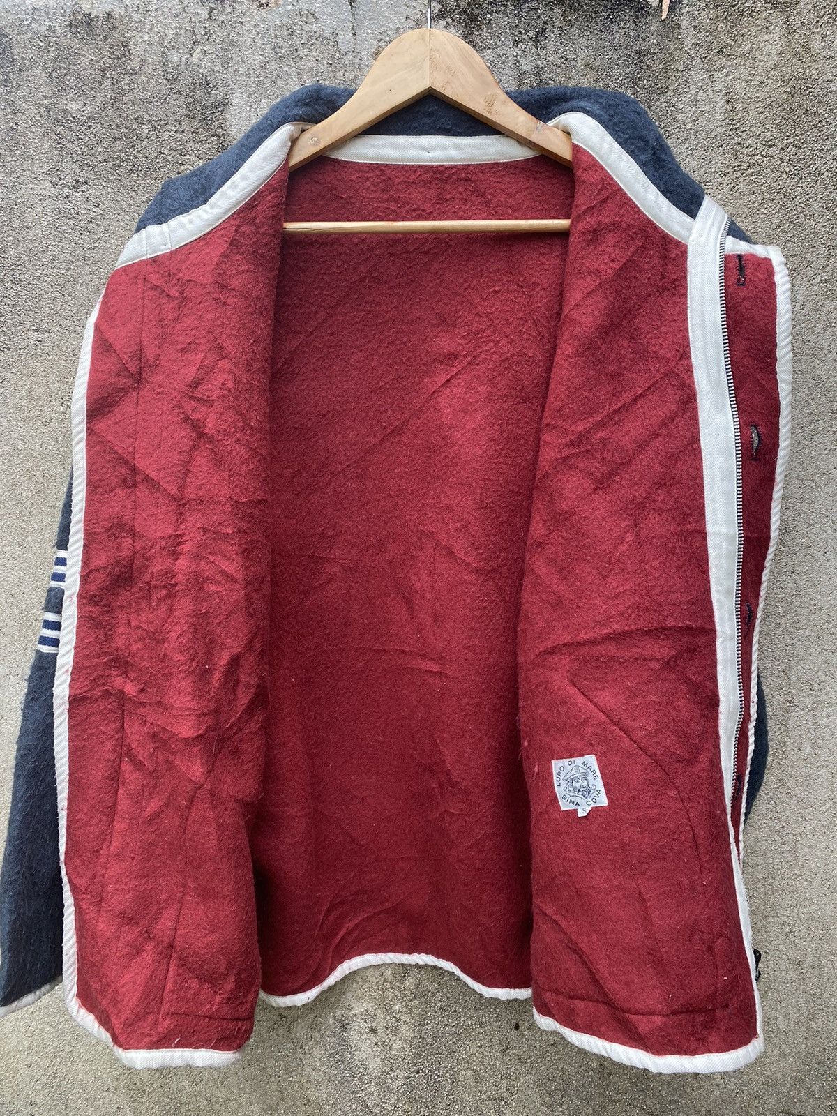 🔥 Rare Vintage Lupo Di Mare Sina Cova Fleece Jacket - 3