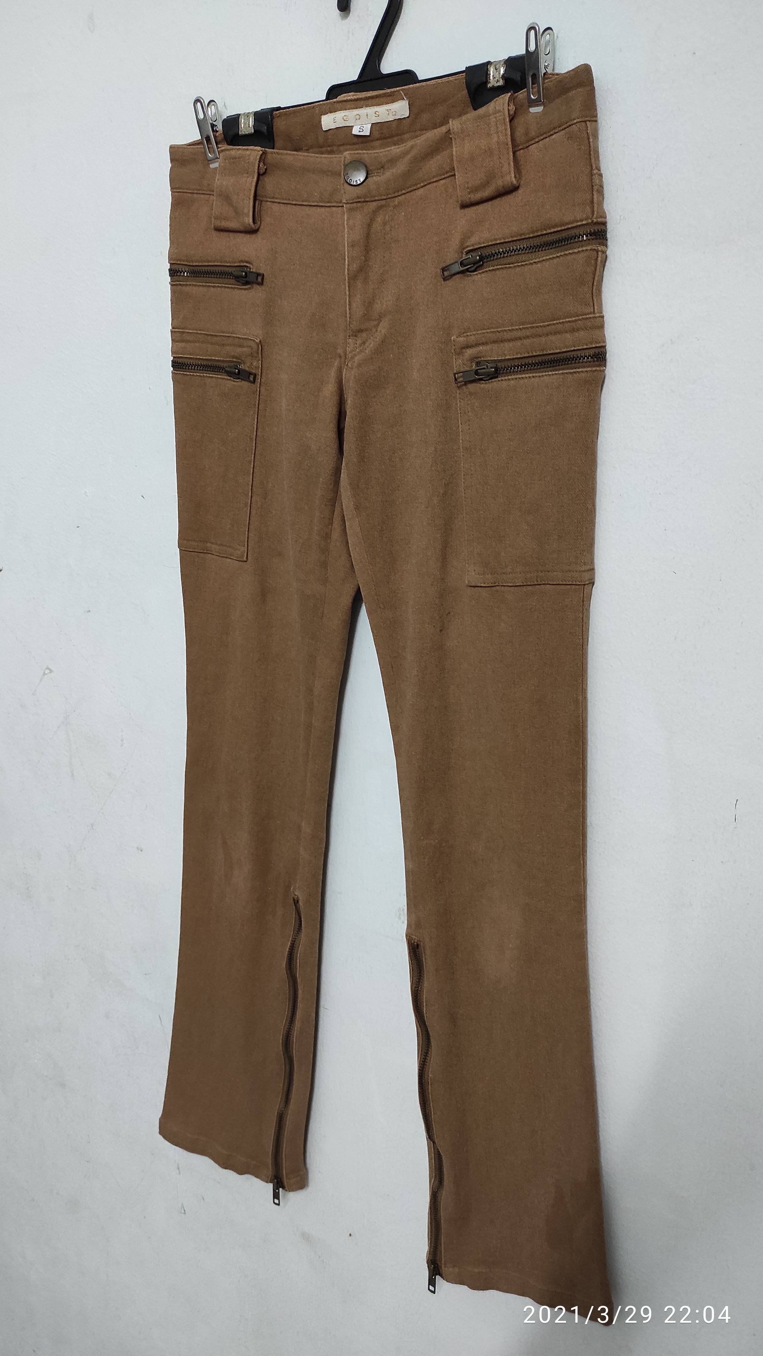 Japanese Brand - Archive EGOIST Punkers zipper elastic skinny pants - 7