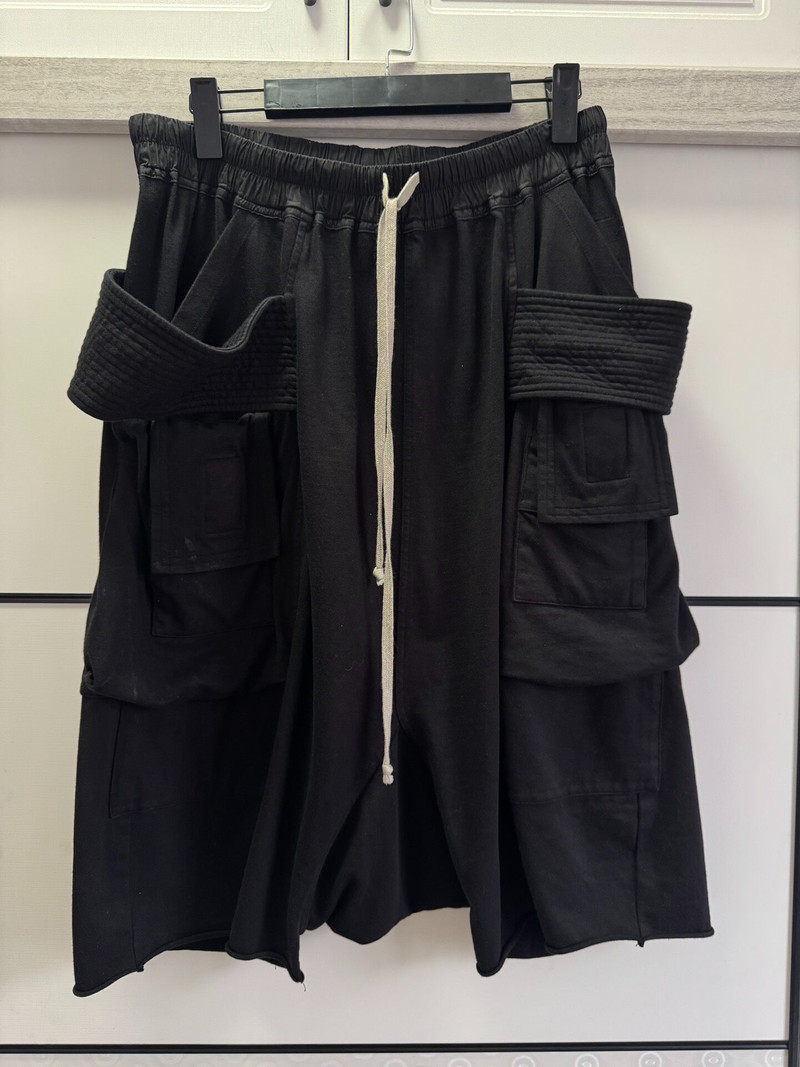 Rick Owens double-ring shorts - 1