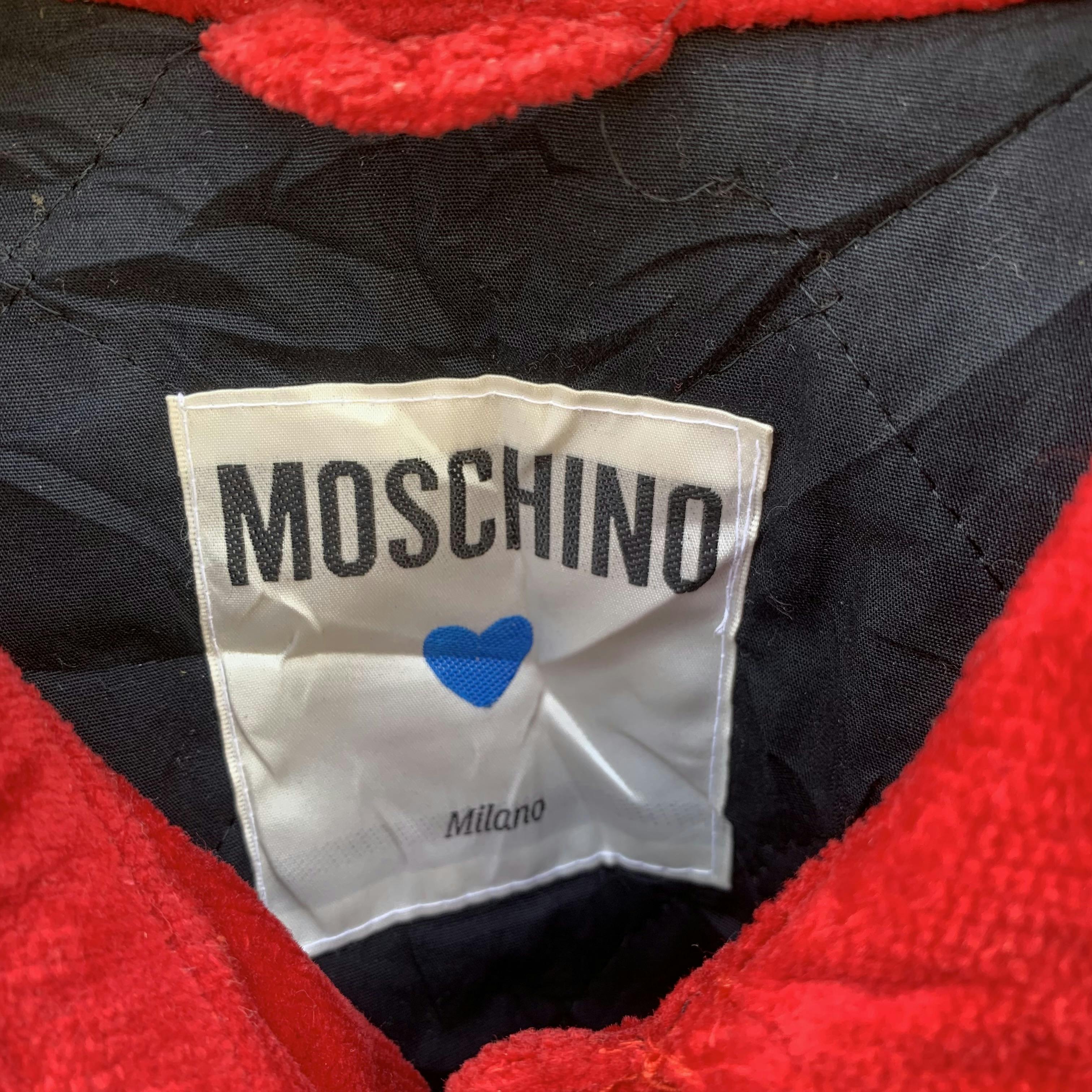 Moschino Milano Love Corduroy Suede Jacket - 6