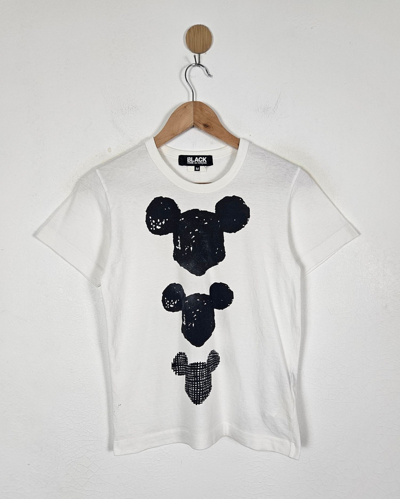 BLACK Comme des Garcons Mickey Mouse Shirt - 1