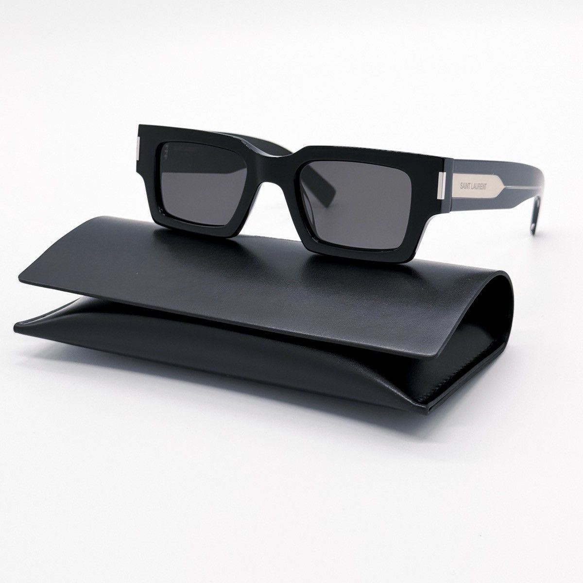 NEW SAINT LAURENT SL572 001 SQUARE SUNGLASSES SL 572 001 - 2