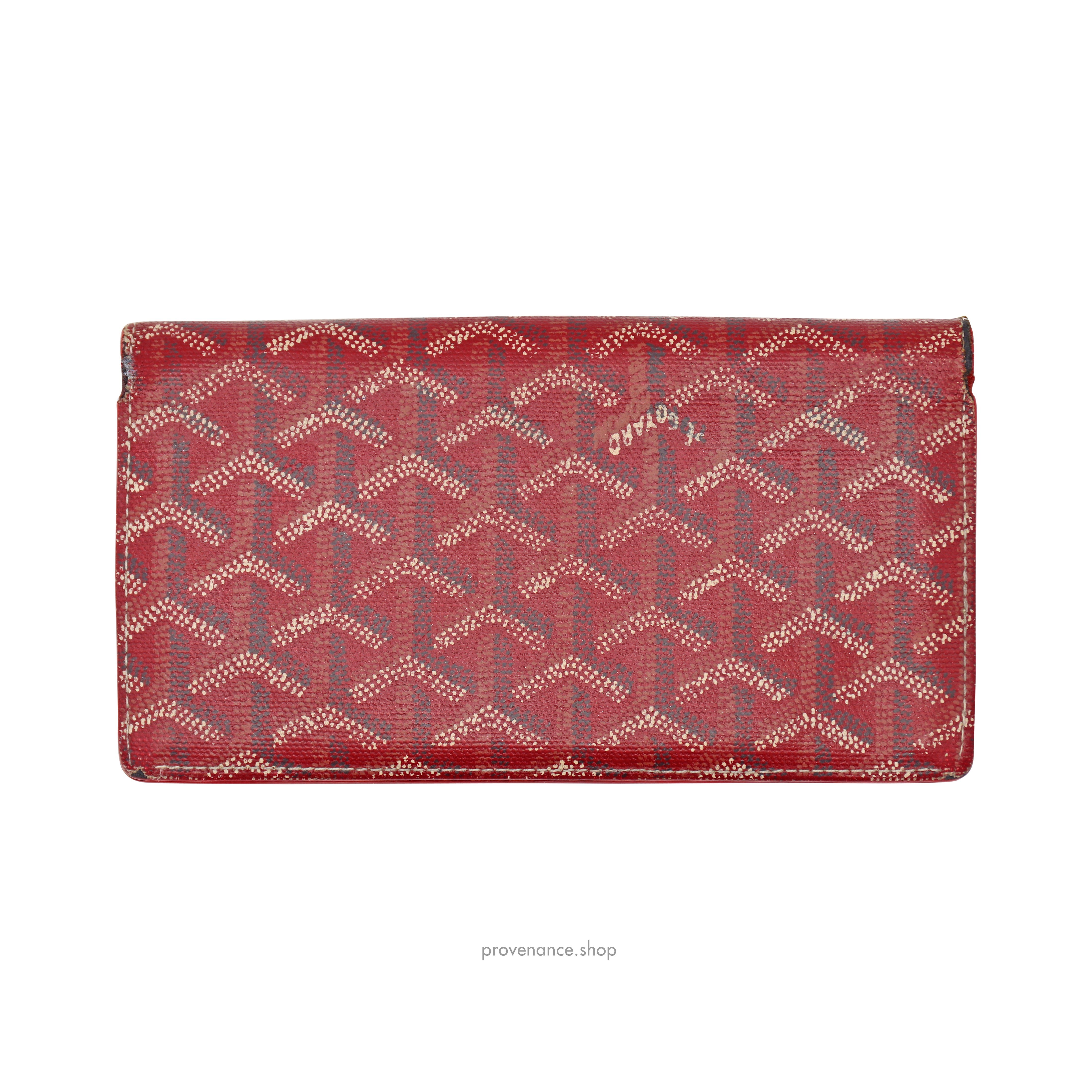 Richelieu Long Wallet - Red Goyardine - 2