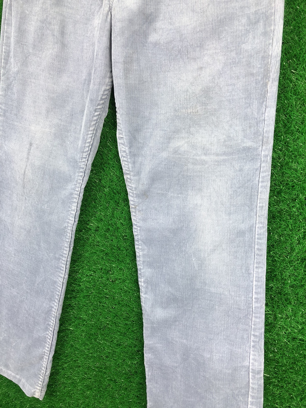 Vintage - Vintage 80's Levis White Tab Corduroy Light Blue Pants - 3
