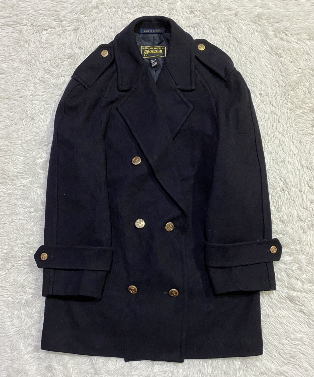 Vintage - GLOVERALL Made in England Mod Admiralty Peacoat - 4