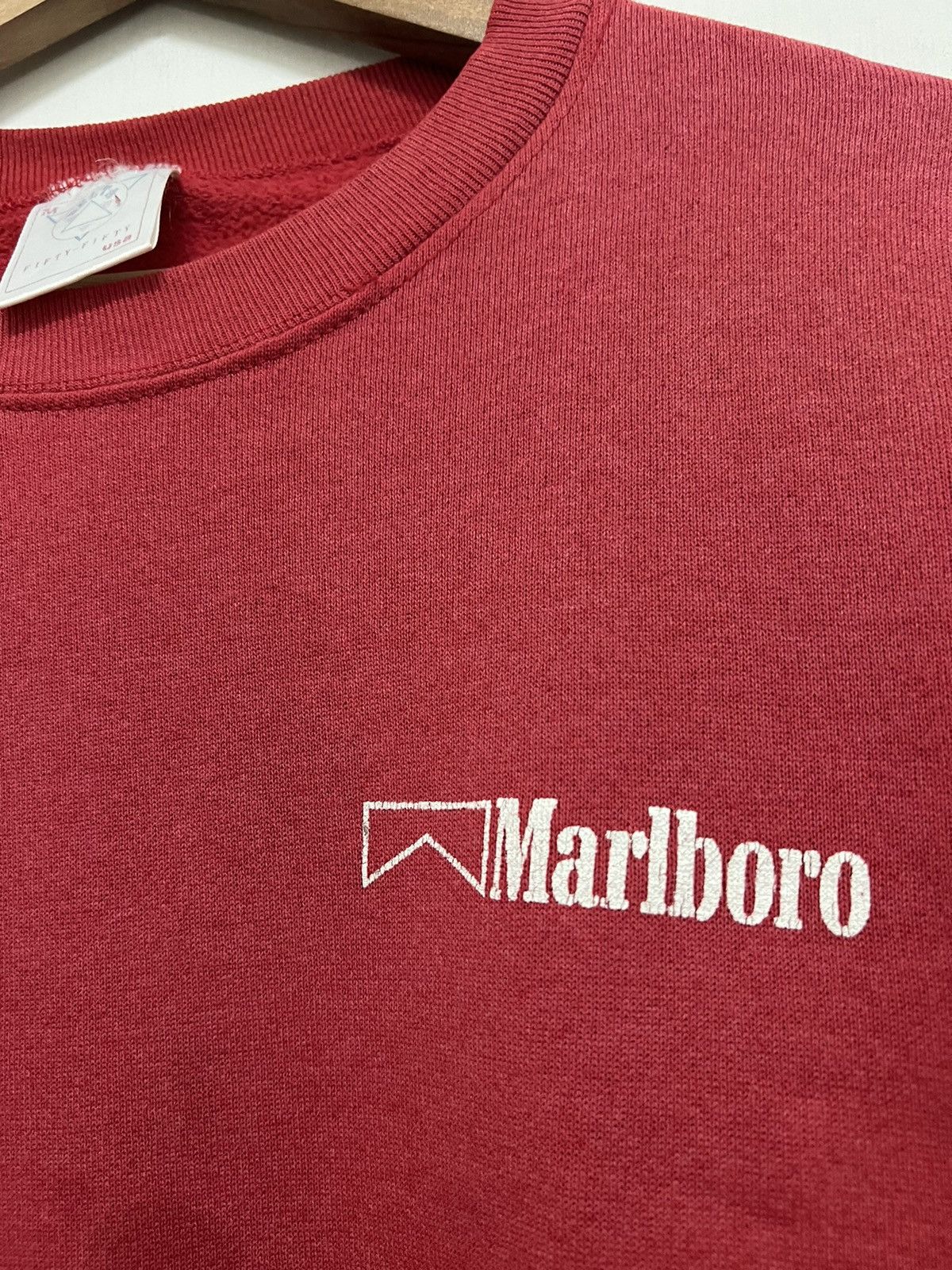 VINTAGE MARLBORO RACING TEAM CREWNECK SWEATSHIRT - 4