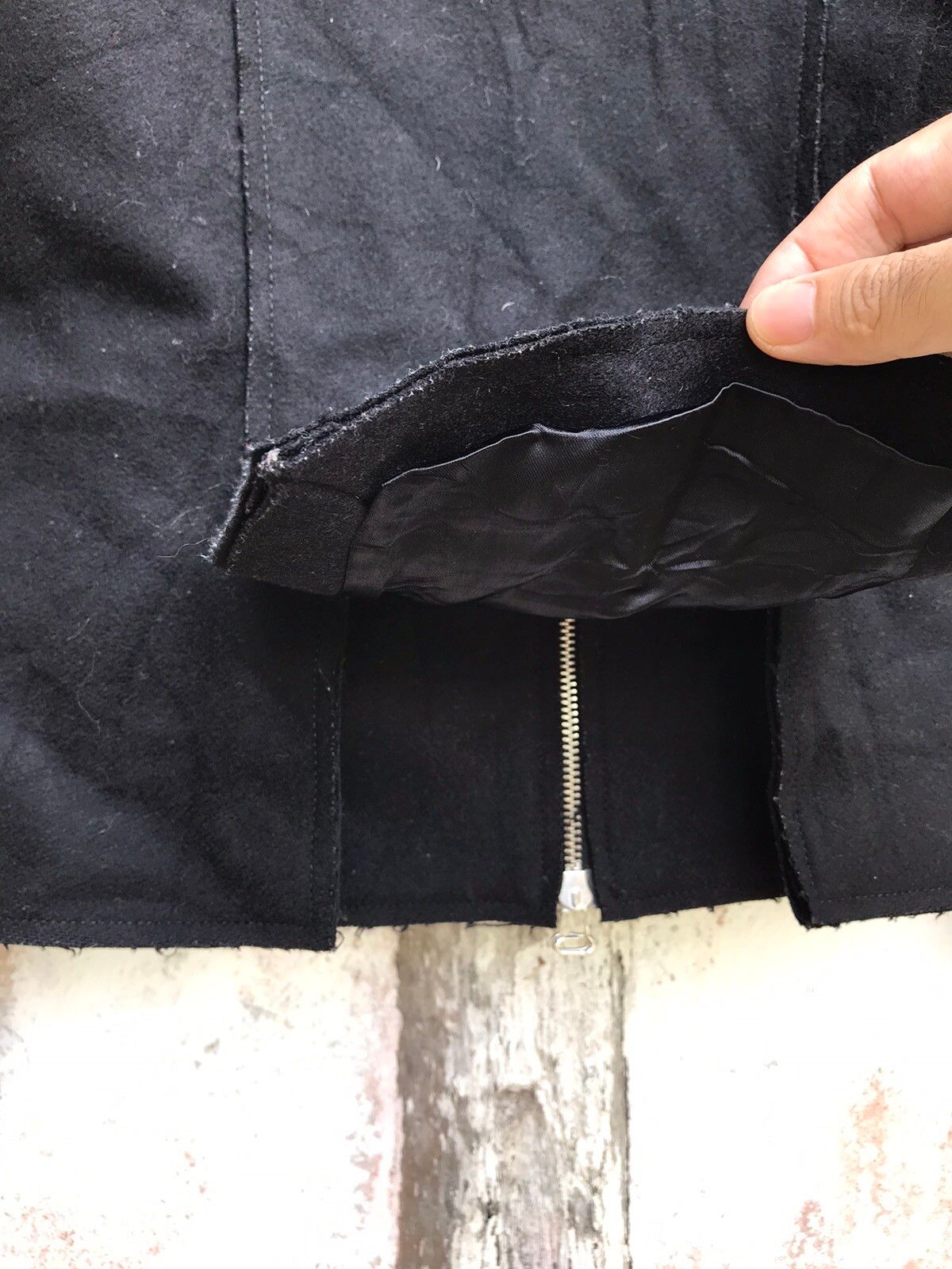 Maison Margiela Raw Cut Finish Wool Jacket - 10