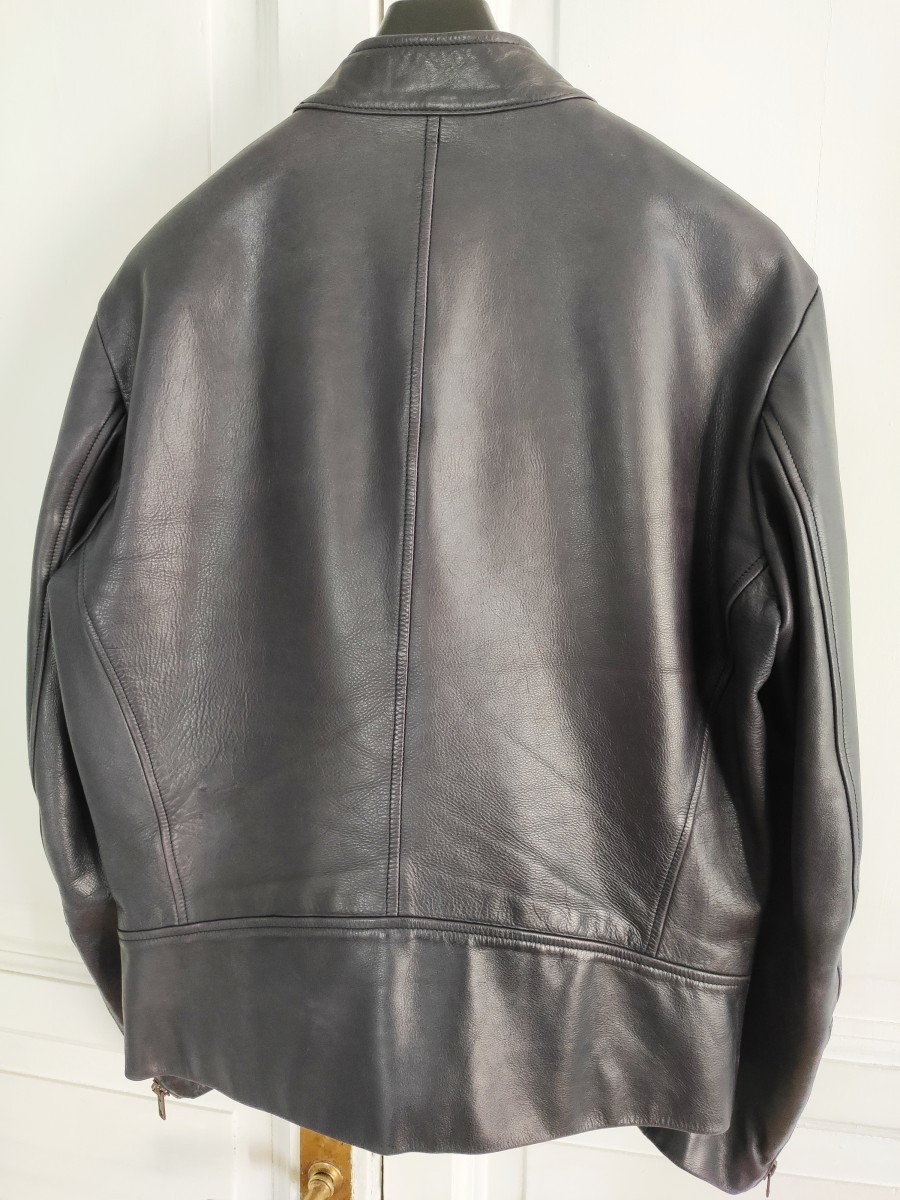 GRAIL! 5 zip leather jacket. Heavyweight. - 3