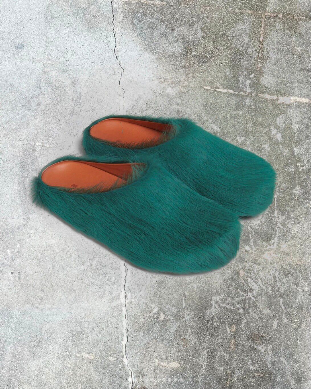 Green Fussbett Sabot Loafers - 2