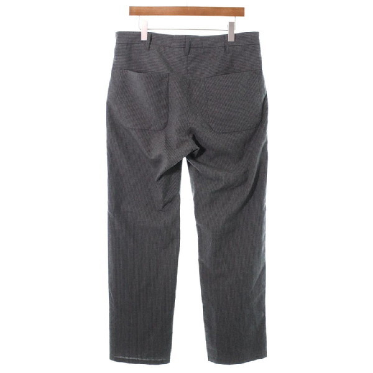 Unused - striped wool grey pants - 4