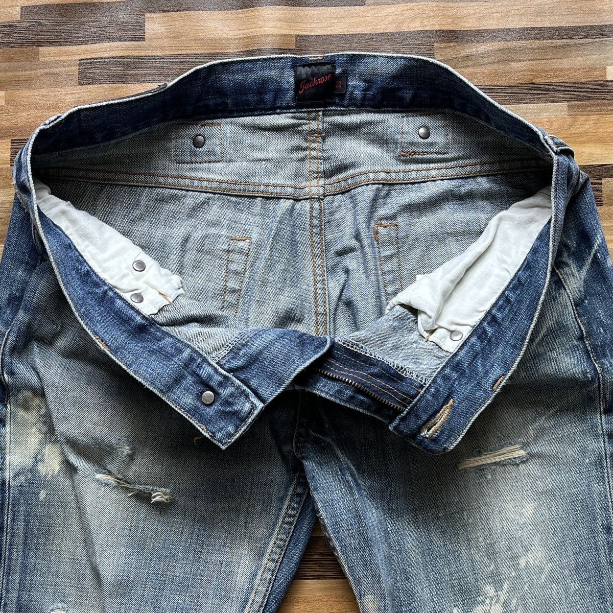 Ripped Style Jack Rose Distressed Denim Vintage - 8