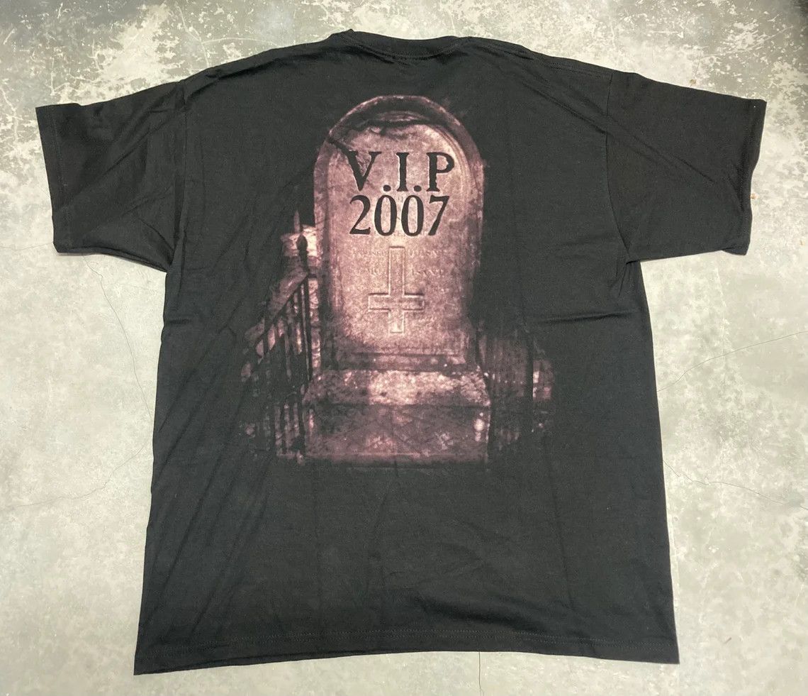Vintage Cradle Of Filth 2007 VIP Tee Metal Band Size XL - 2