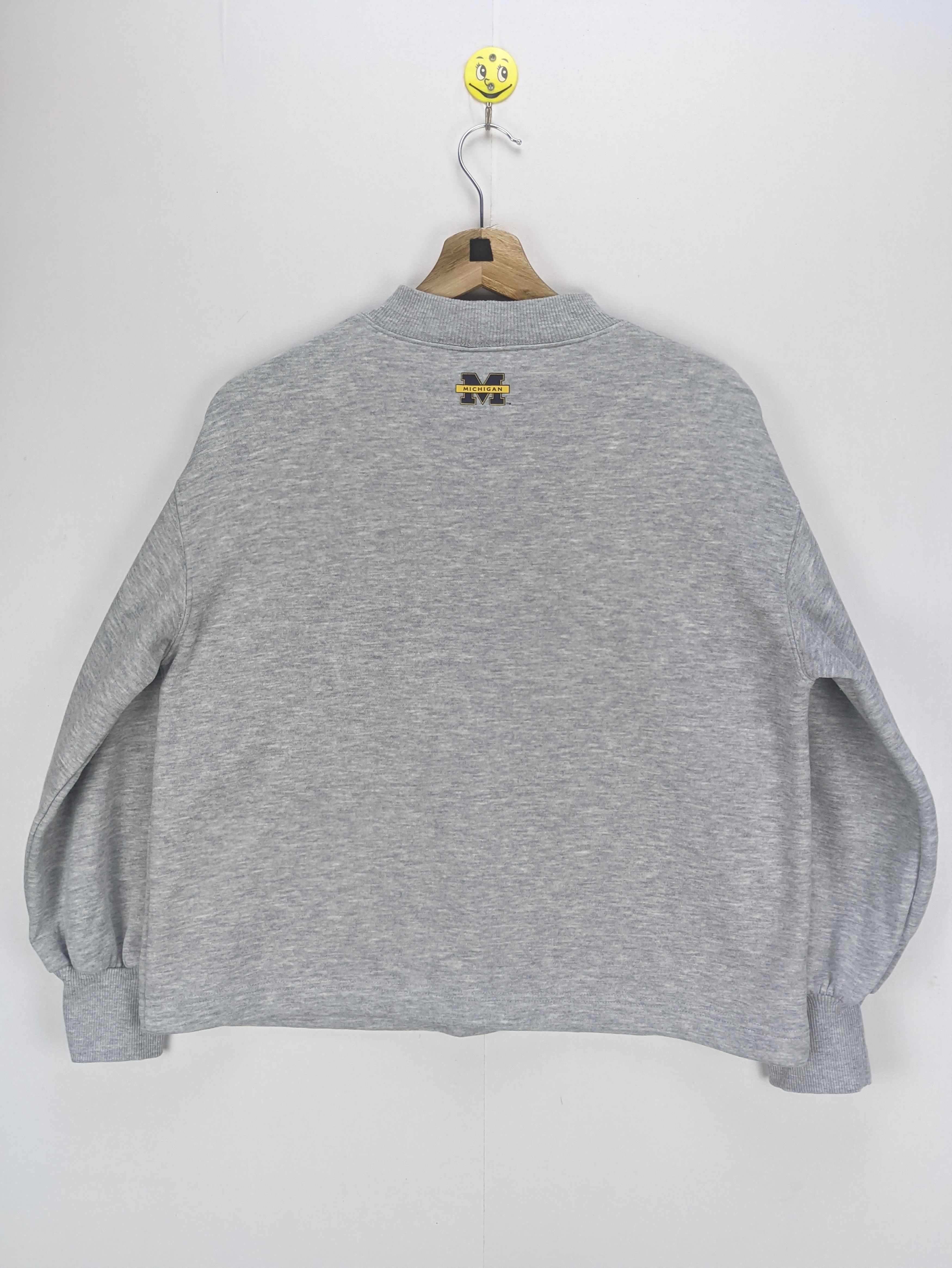 Japanese Brand - Steals🔥Cropped Sweatshirt University of Michigan - 2