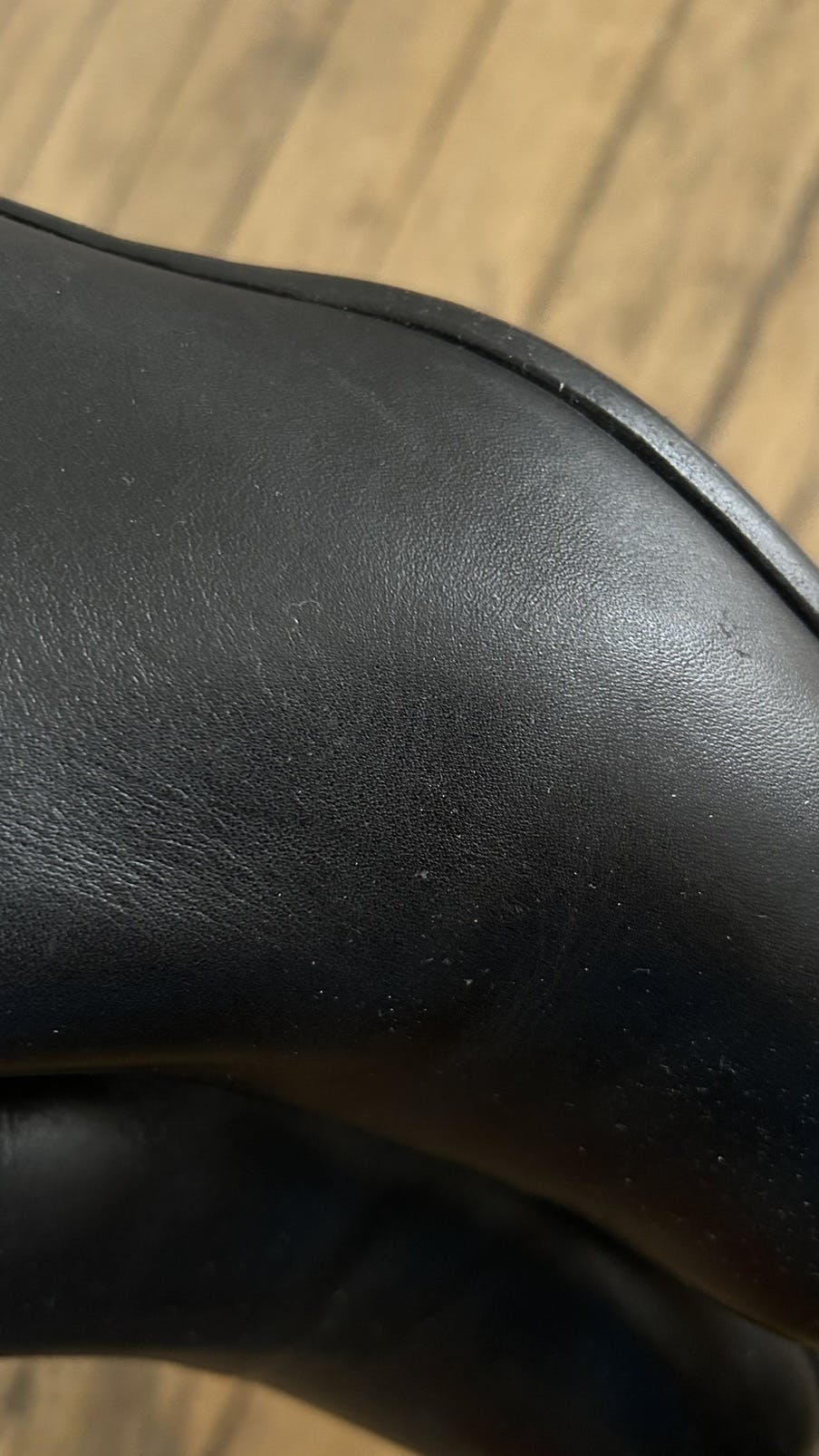 matte black leather chelsea boots . maison margiela . - 16