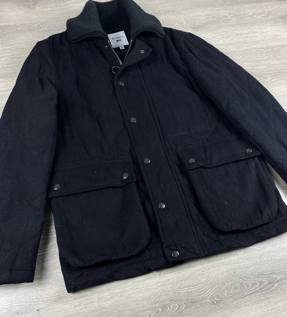 Uniqlo - J. W. Anderson X Uniqlo Quilted Double Pocket Wool Jacket - 2
