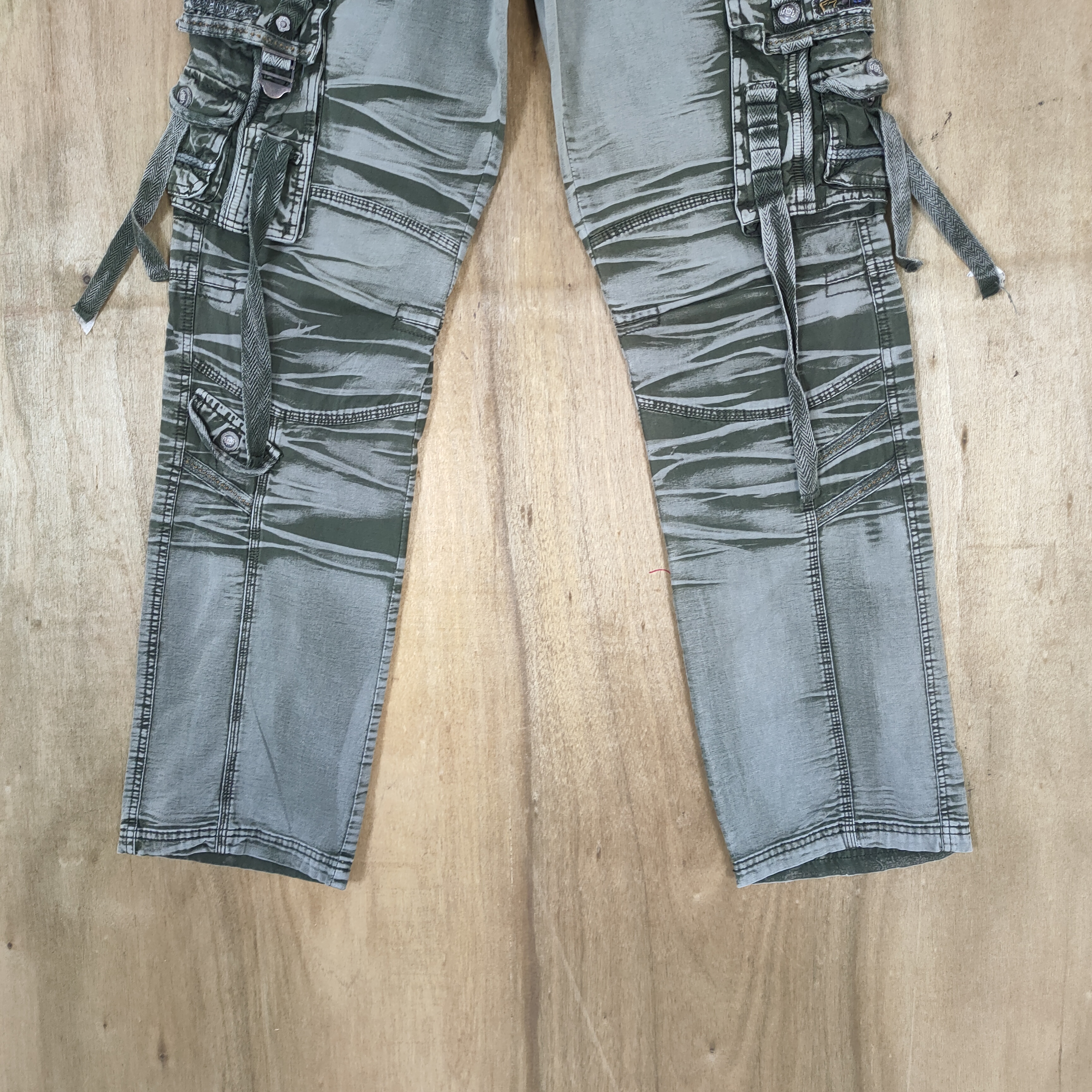 Japanese Brand - WZI BONDAGE FADED CARGO PANTS - 5