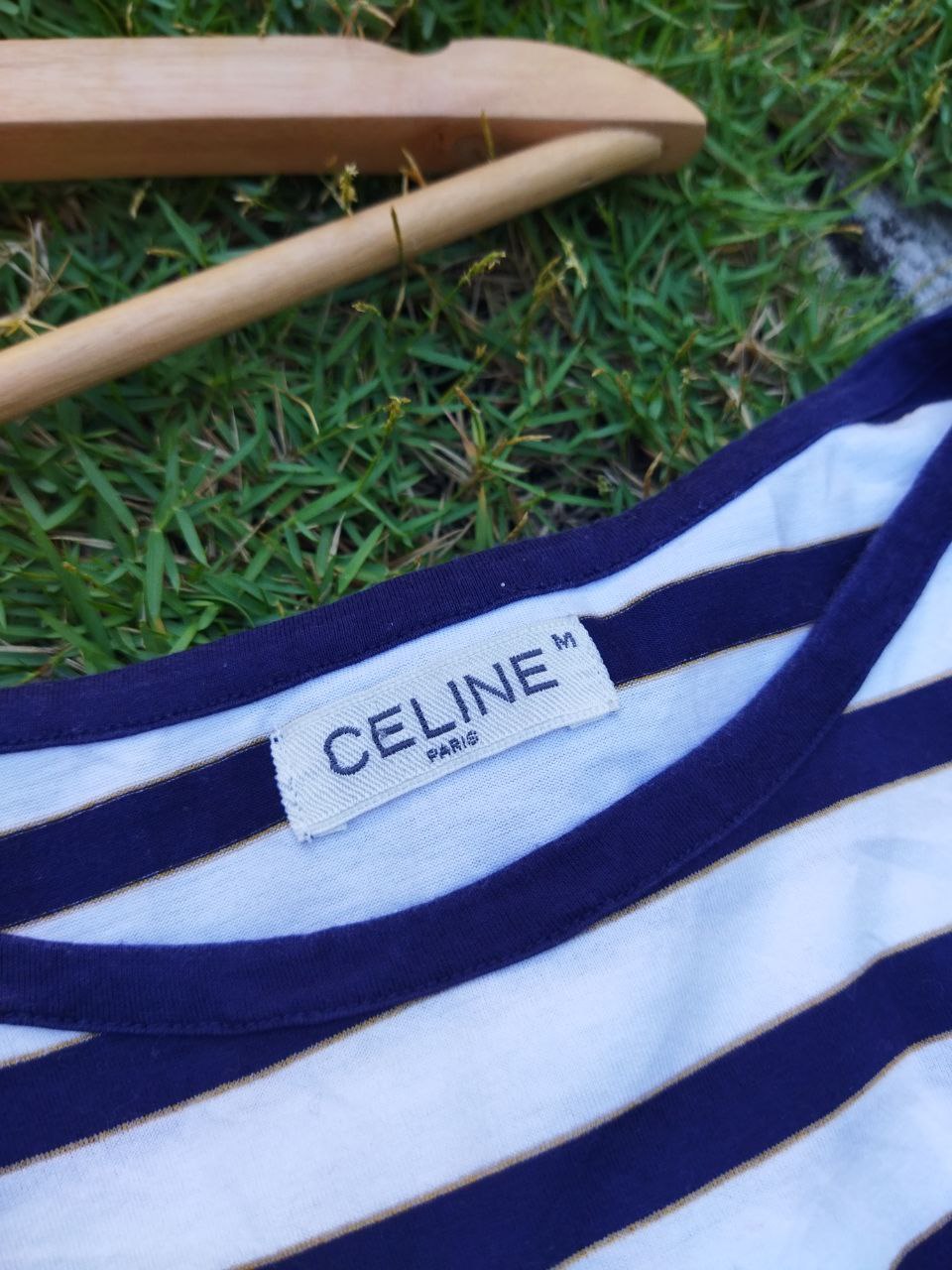 Vintage Celine Spell Out Tshirt - 4