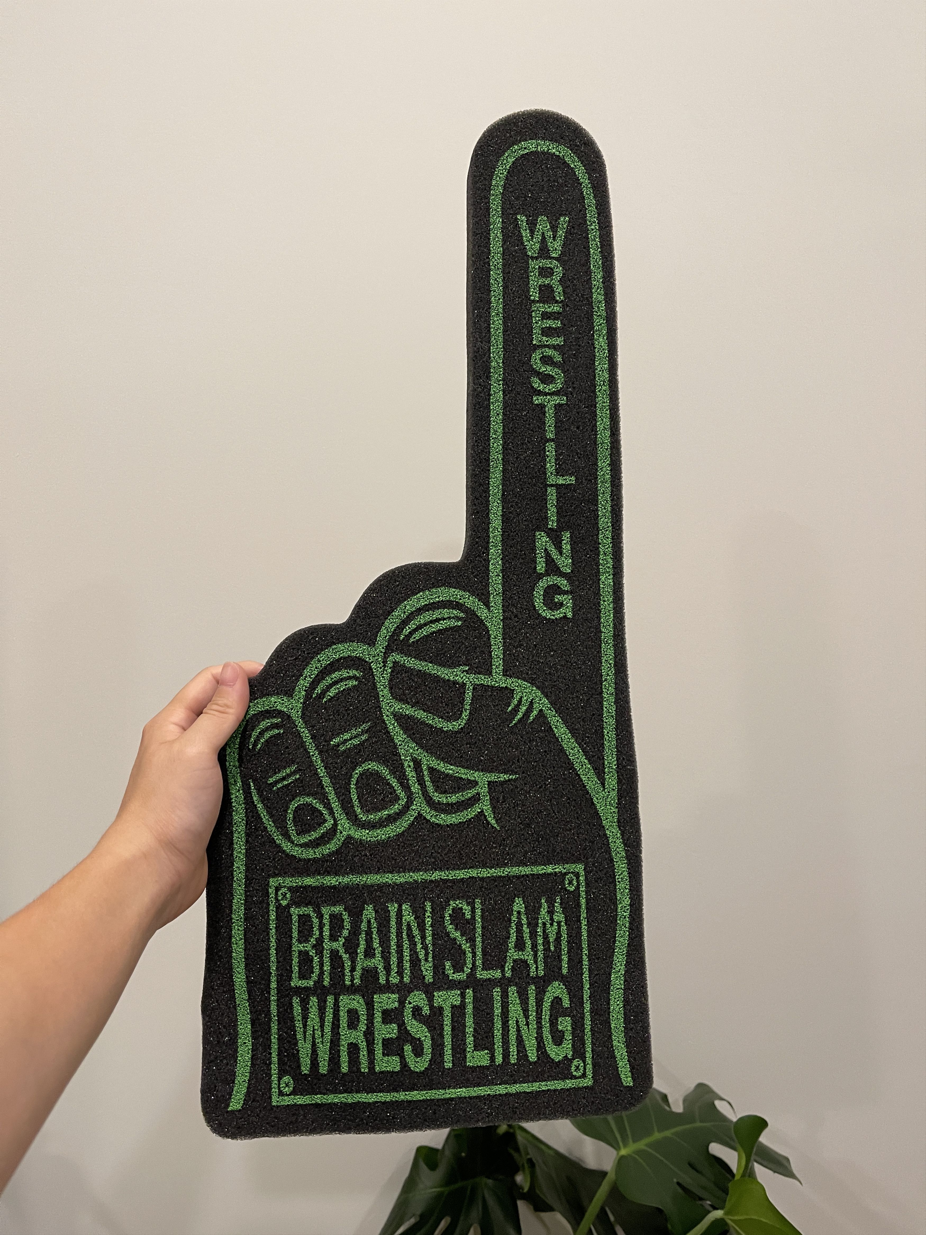 Vintage - Brain Dead Exclusive Event Brain Slam Wrestling Foam Finger - 3