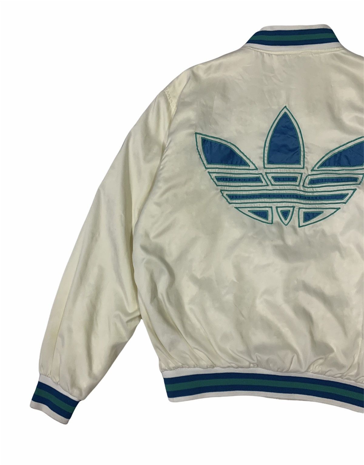 🔥VTG ADIDAS VARSITY JACKET BIG LOGO - 2