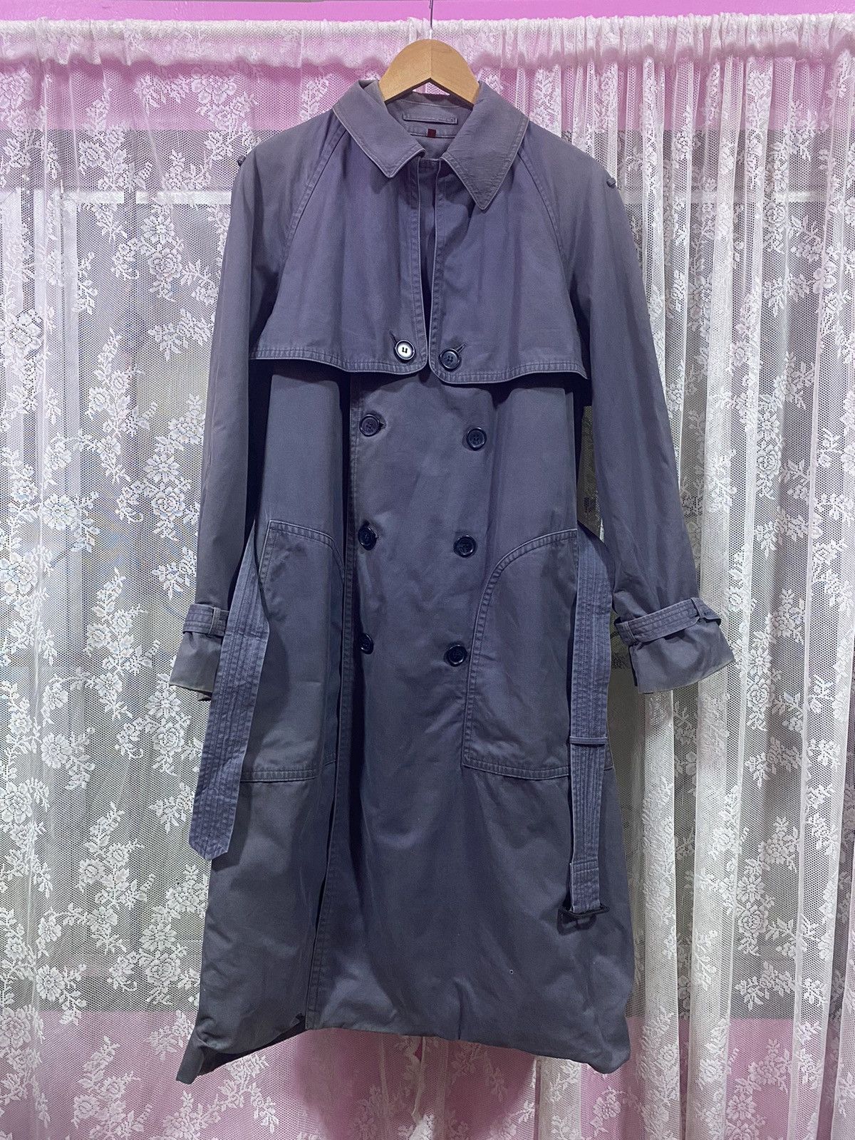 Vintage - Yves Saint Laurent Double Breasted Trench Coat - 1