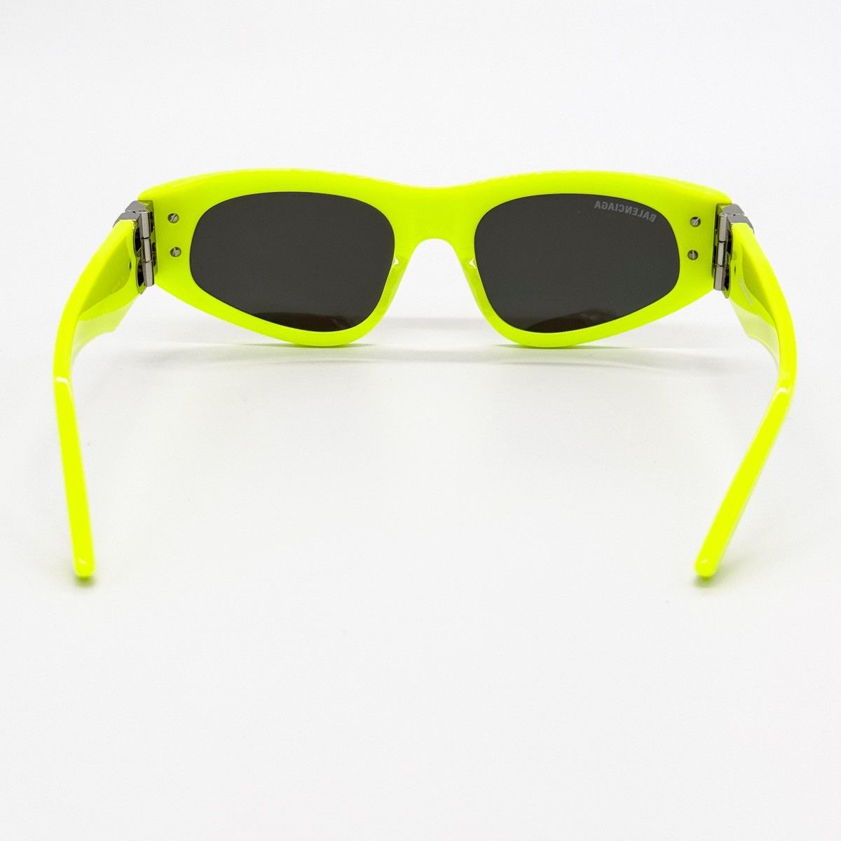 NEW BALENCIAGA BB0095S 007 GEOMETRIC YELLOW WOMEN SUNGLASSES - 9