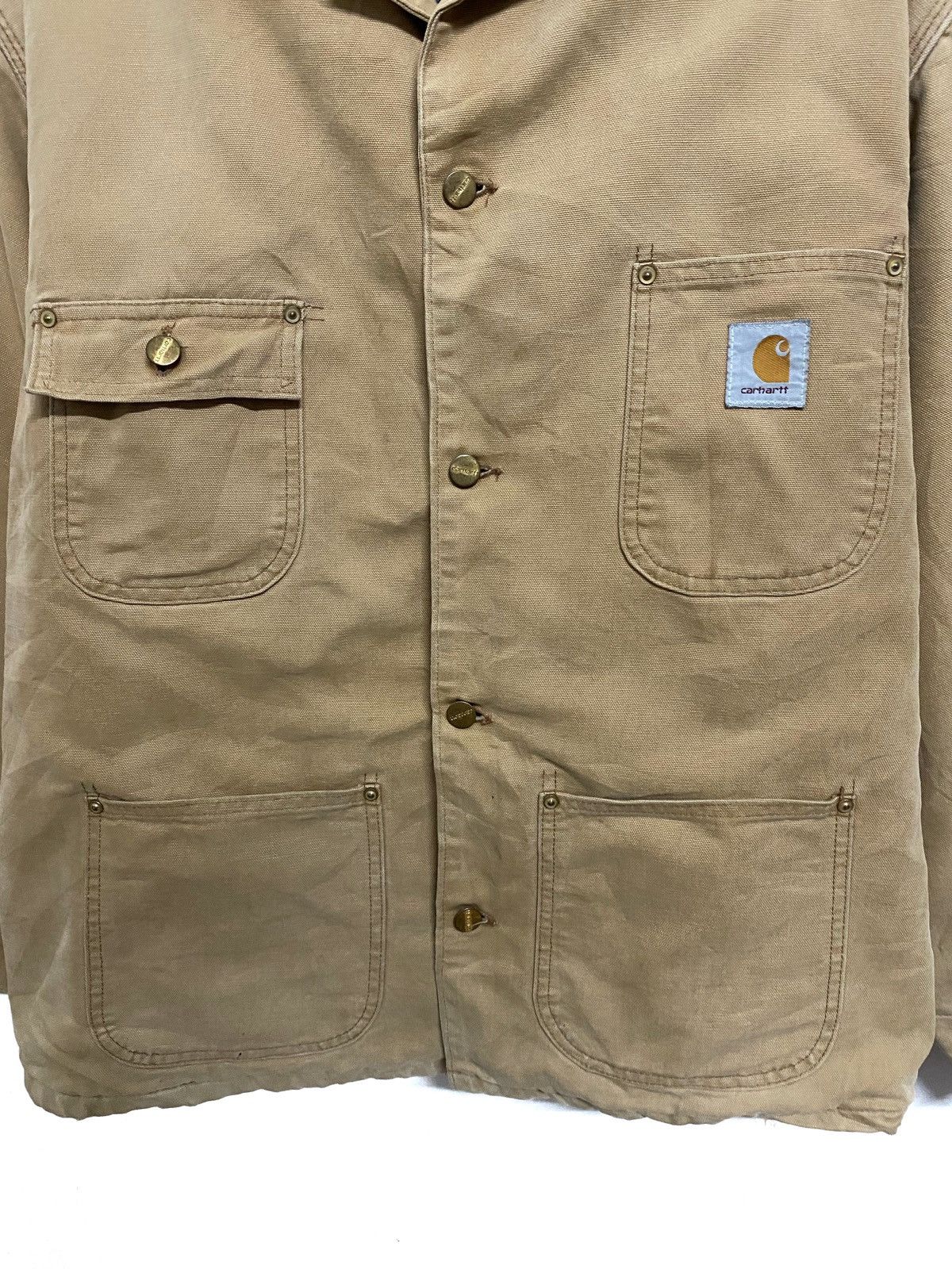 Vintage Carhartt Blanket Lined Chore Jacket - 6