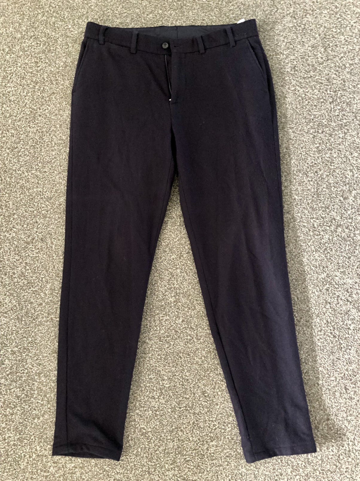 Our Legacy Soft Navy Wool Canvas Pant - 1