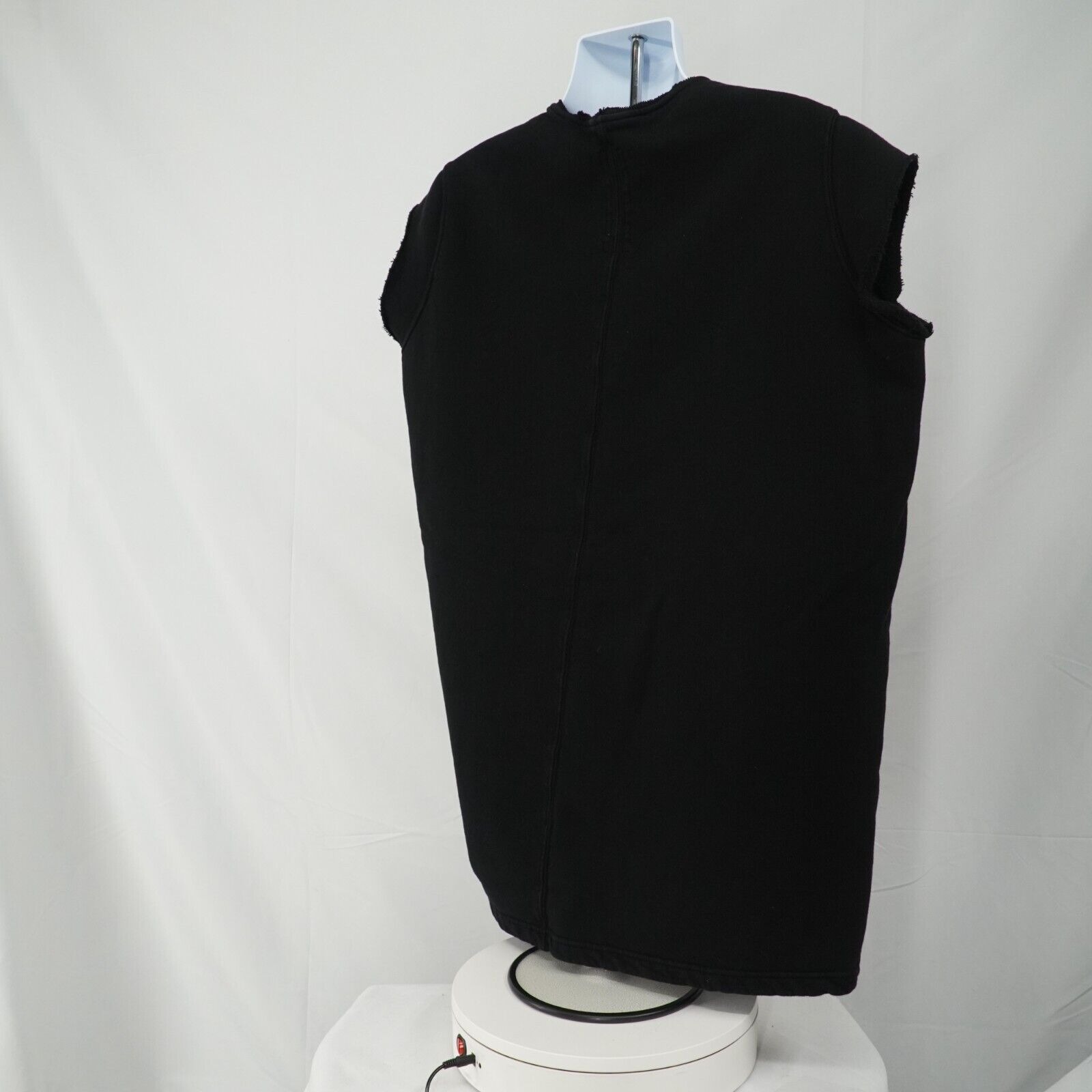 Jumbo Black Sleeveless Sweater Shirt Oversized SS16 Cyclops - 13