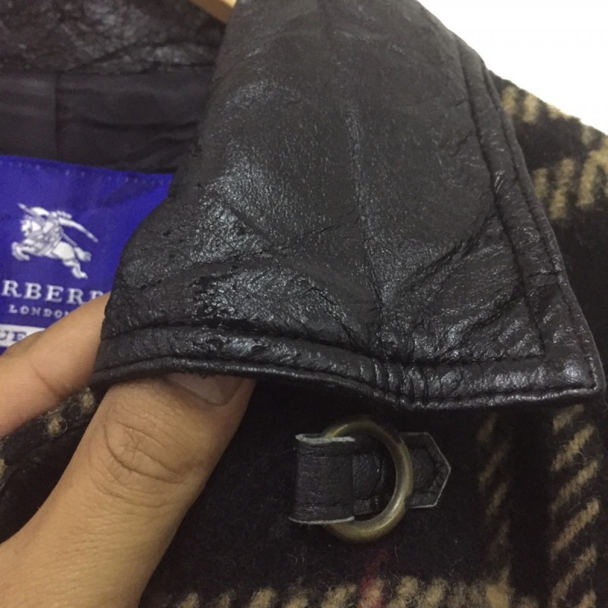 Rare Burberry wool parka nova check buy for your .girlfriend - 14