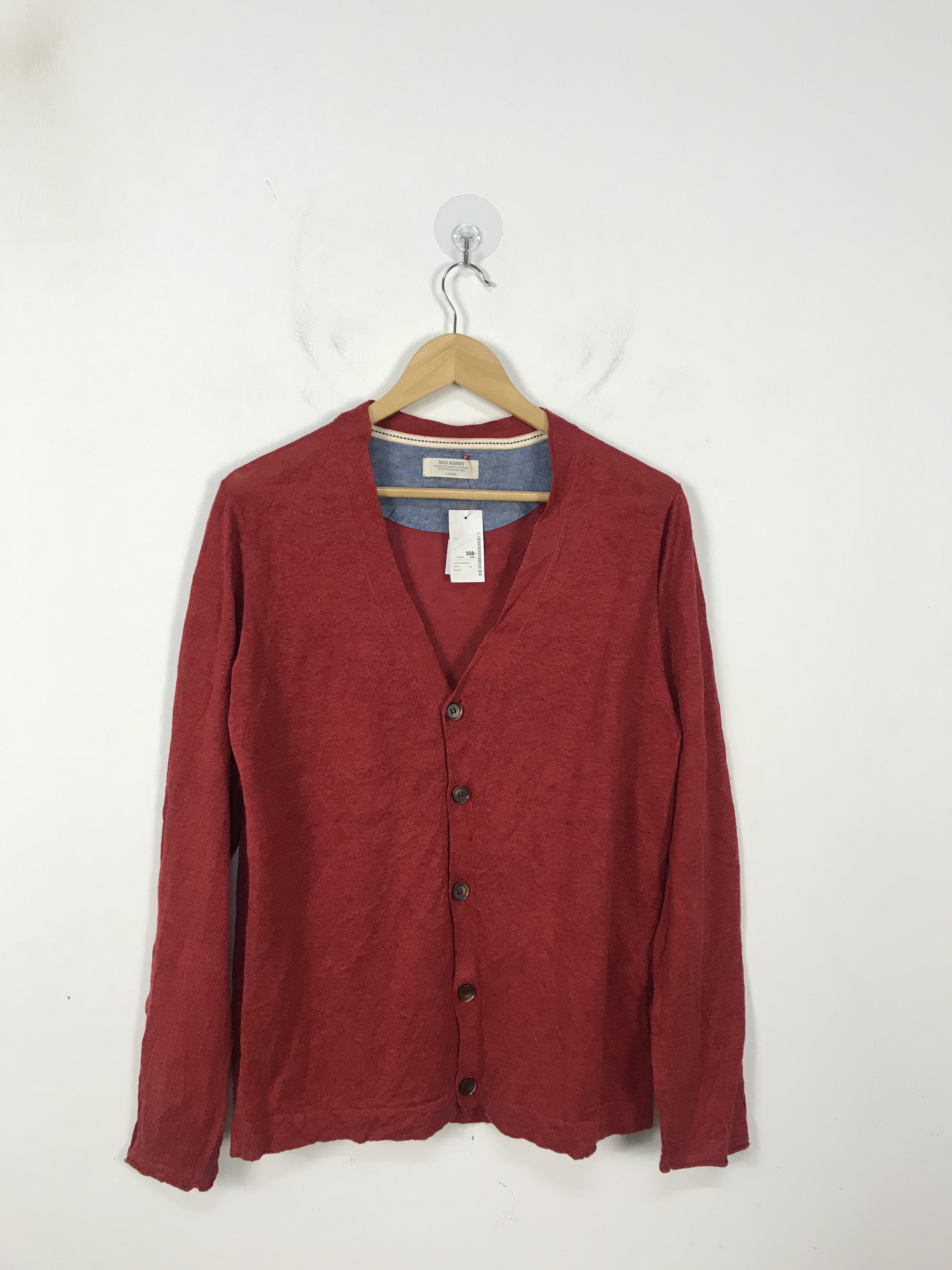 Japanese Brand - Back Number Meticulous Knit Cardigan #2767 - 1