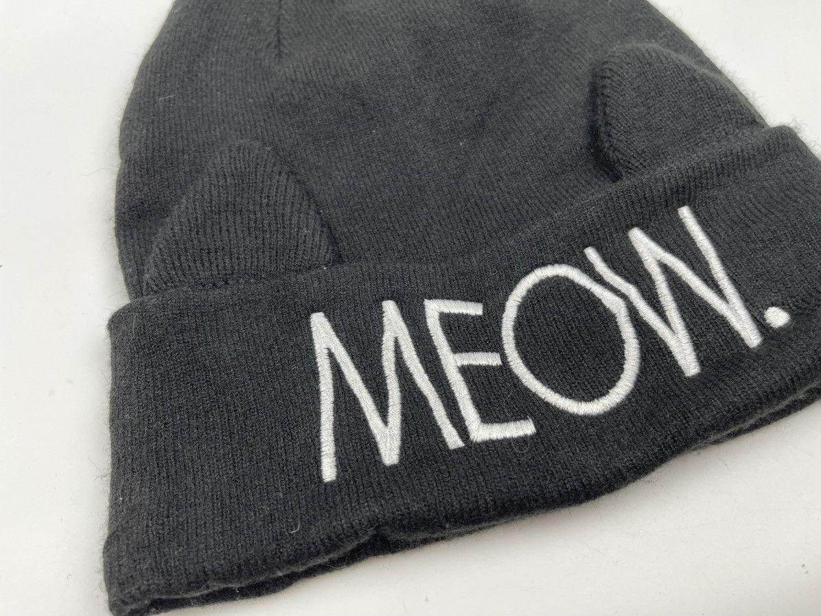 H&M - meow beanie hat with ear - 4