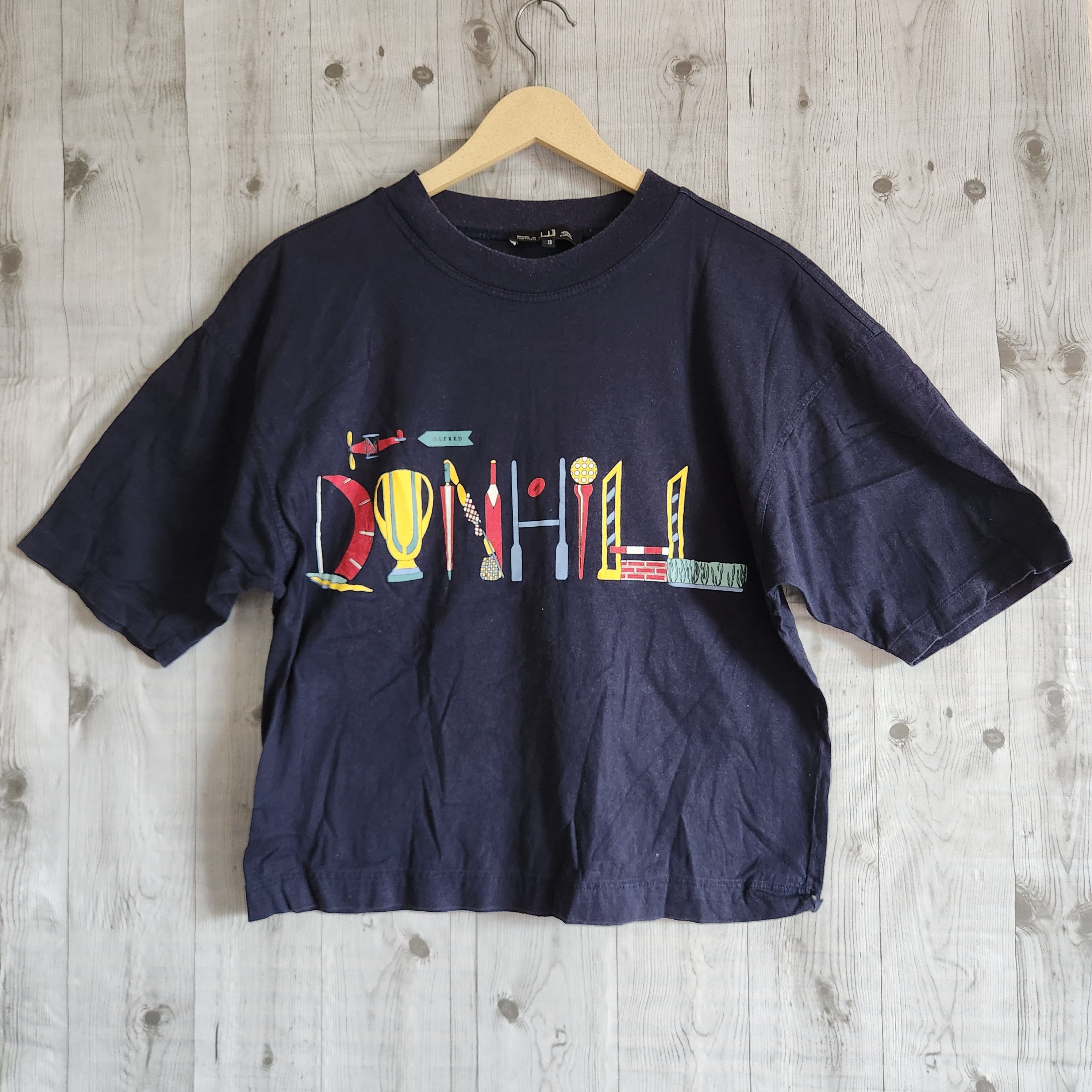 Vintage 1980s Alfred Dunhill TShirt Single Stitches - 1