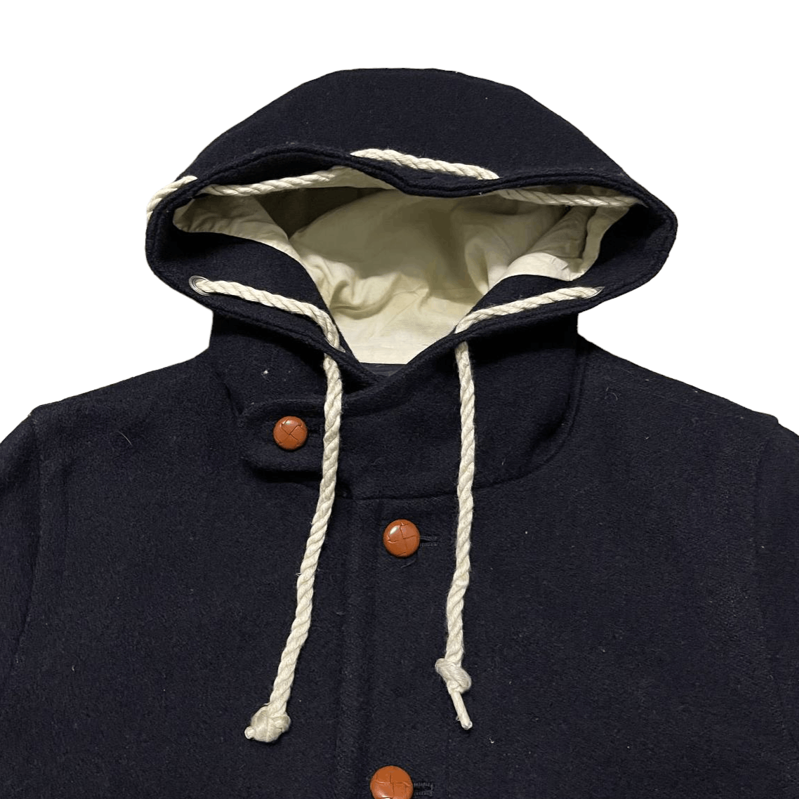 Vintage Beams Wool Hooded Coat - 3