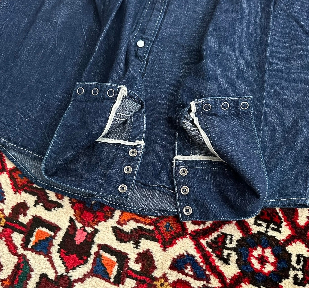 Visvim F.I.L cubism denim shirt