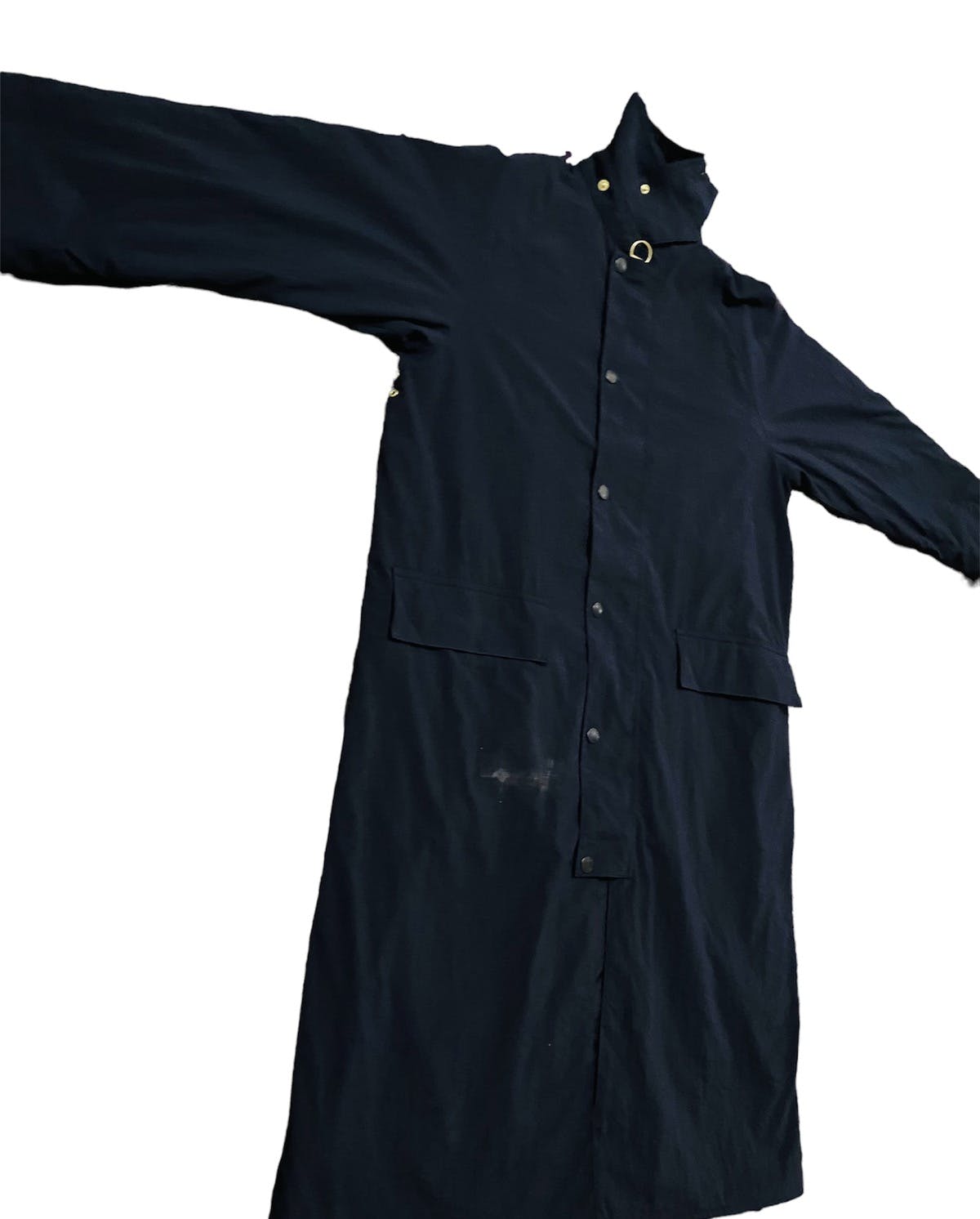 (B) BARBOUR POLYESTER TRENCH COAT - 3