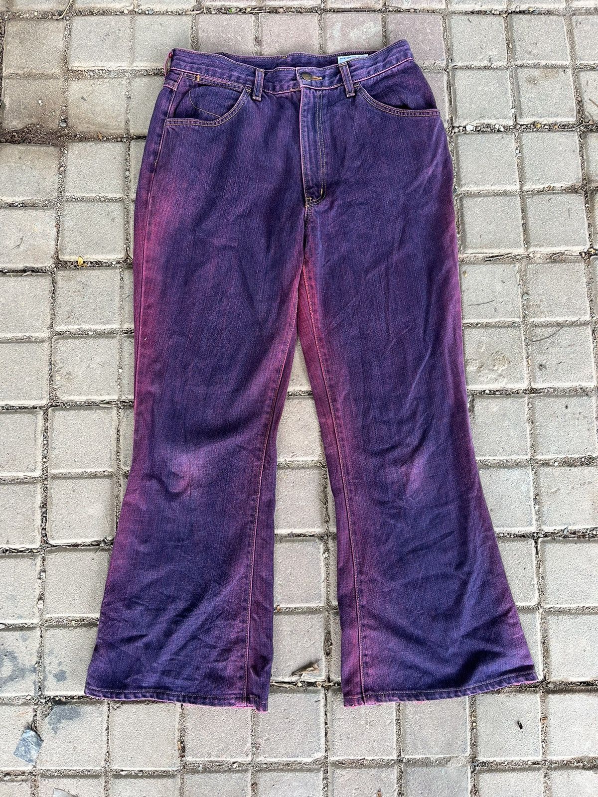 💥Flare Wrangler Dark Purple Denim - 1