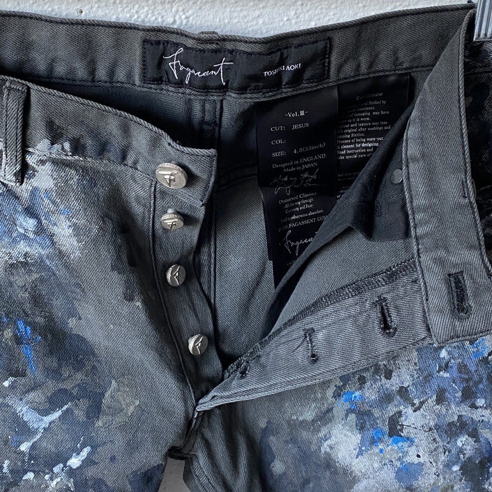 Fagassent Toshiki Aoki - Jesus Cut Paint Splatter - 5