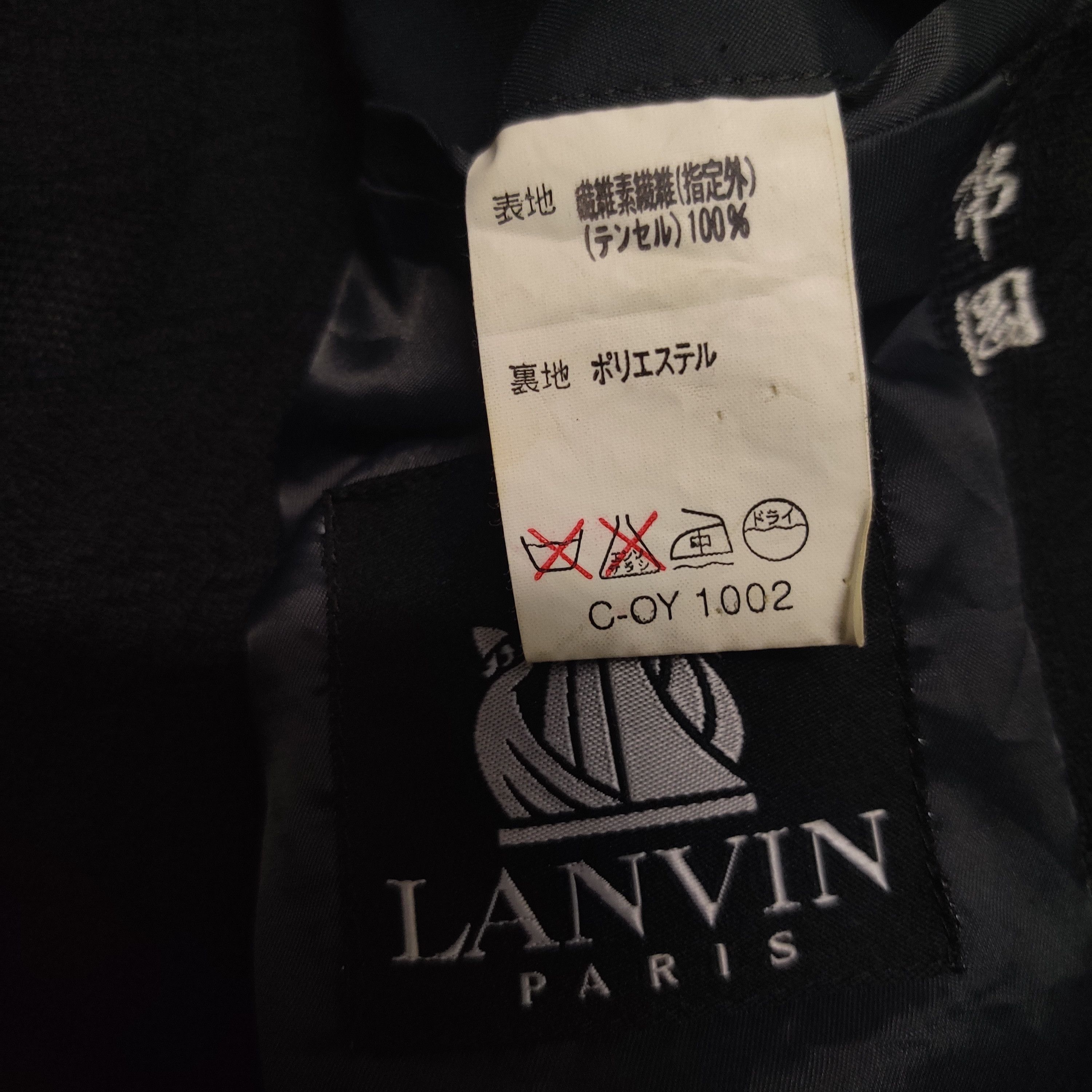 Rare Design Lanvin Paris Blazer Jacket Vintage - 9