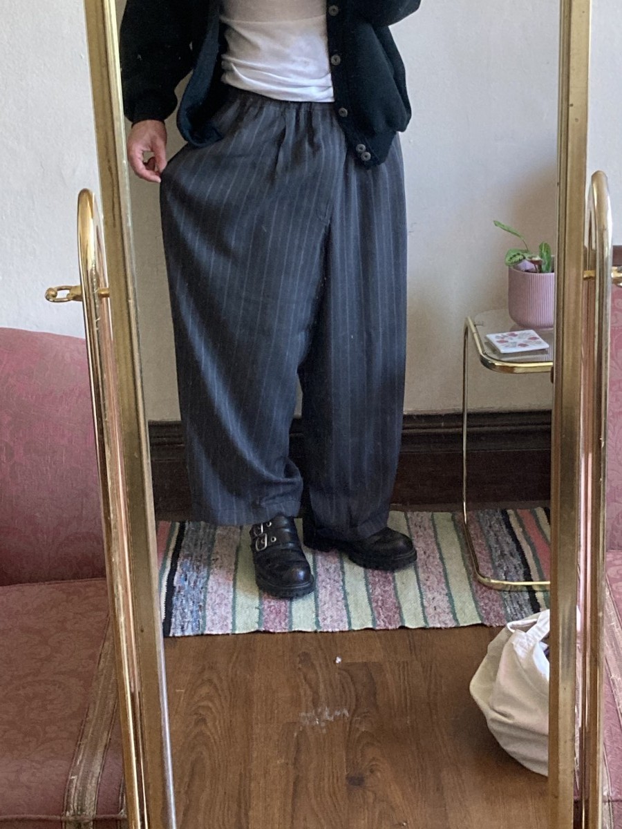 CDGH 1995 Rayon striped pants - 7