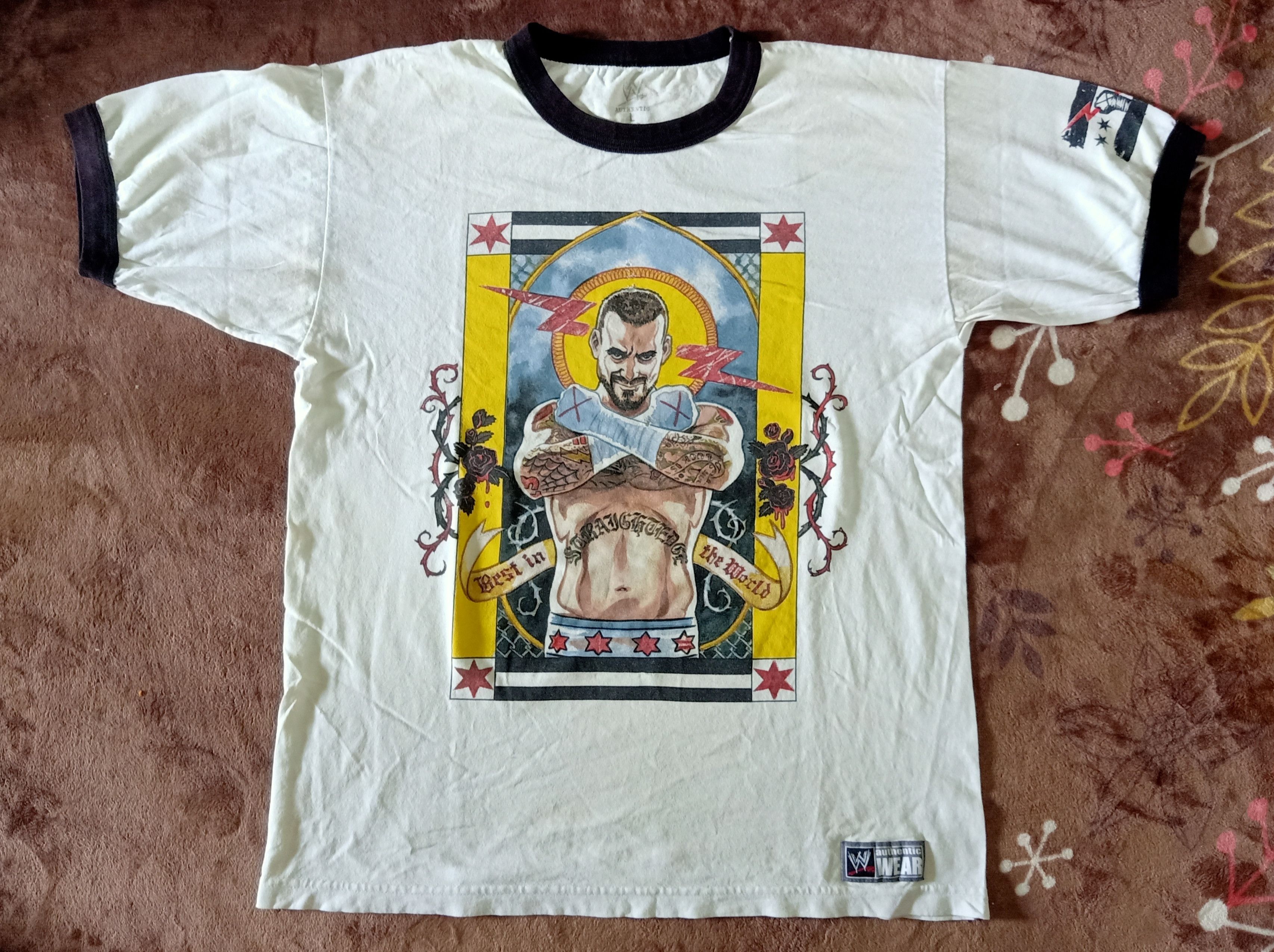 WWE CM Punk Best of The World Ringer T Shirt - 1