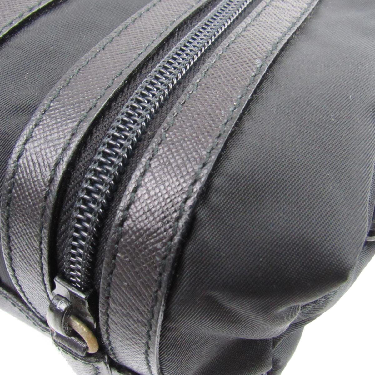 Authentic Prada Tessuto Nyalon Leather Toiletries Clutch Bag - 9
