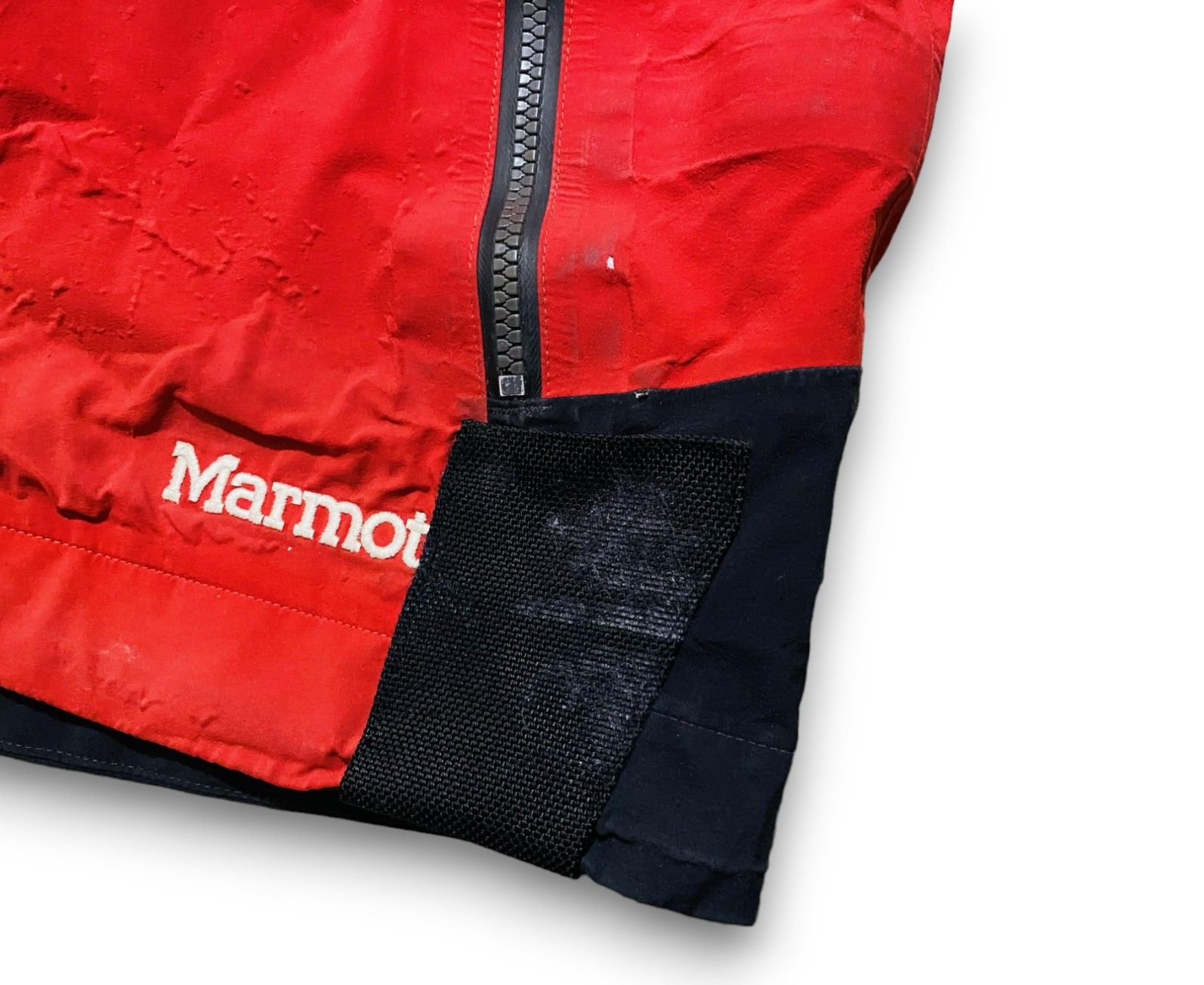 Marmot Gore Tex Pro Ski Patrol Jacket Black Red Jackson Hole - 8