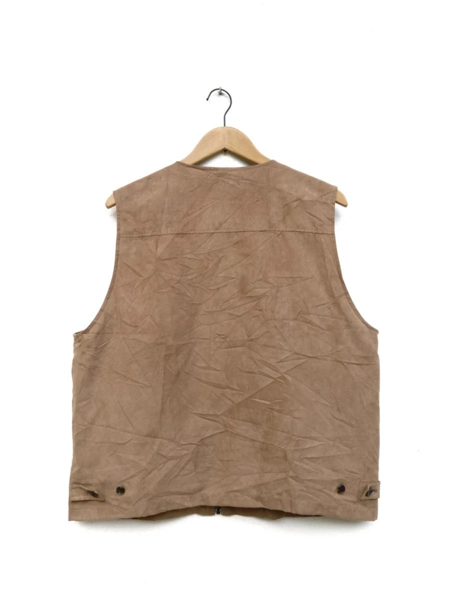 Gianni - Vintage Velvet Vest Jacket Outerwear - 3