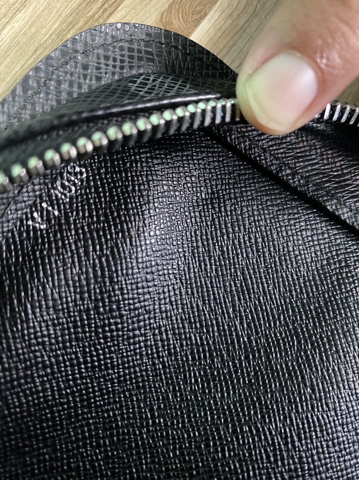 Authentic Louis Vuitton Black Taiga Clutch - 13