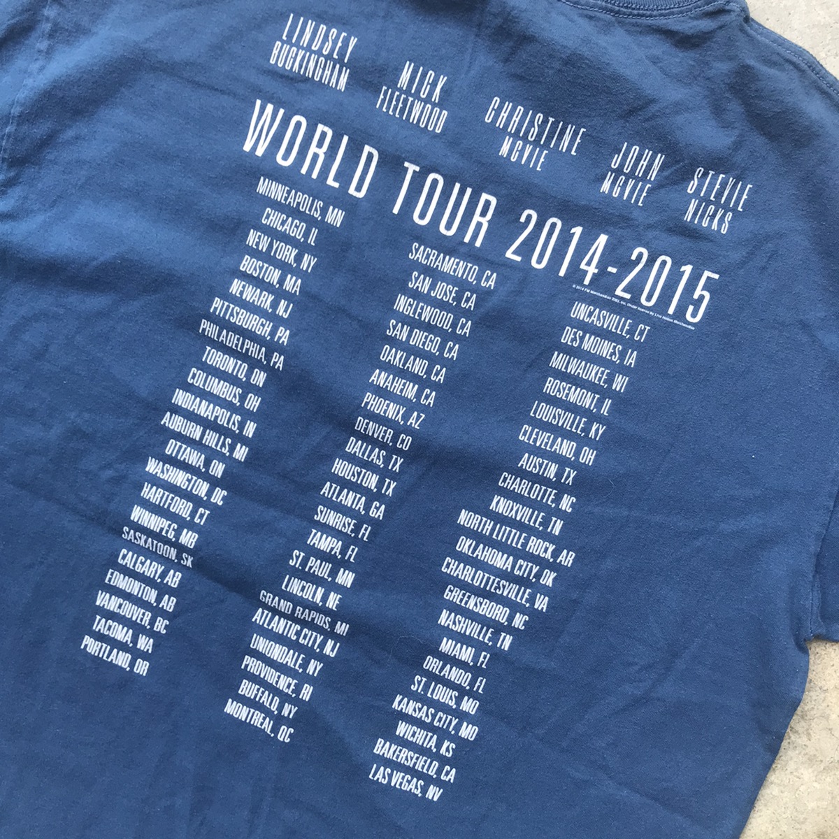 Vintage - Y2K Fleetwood Mac World Tour Band T Shirt - 5